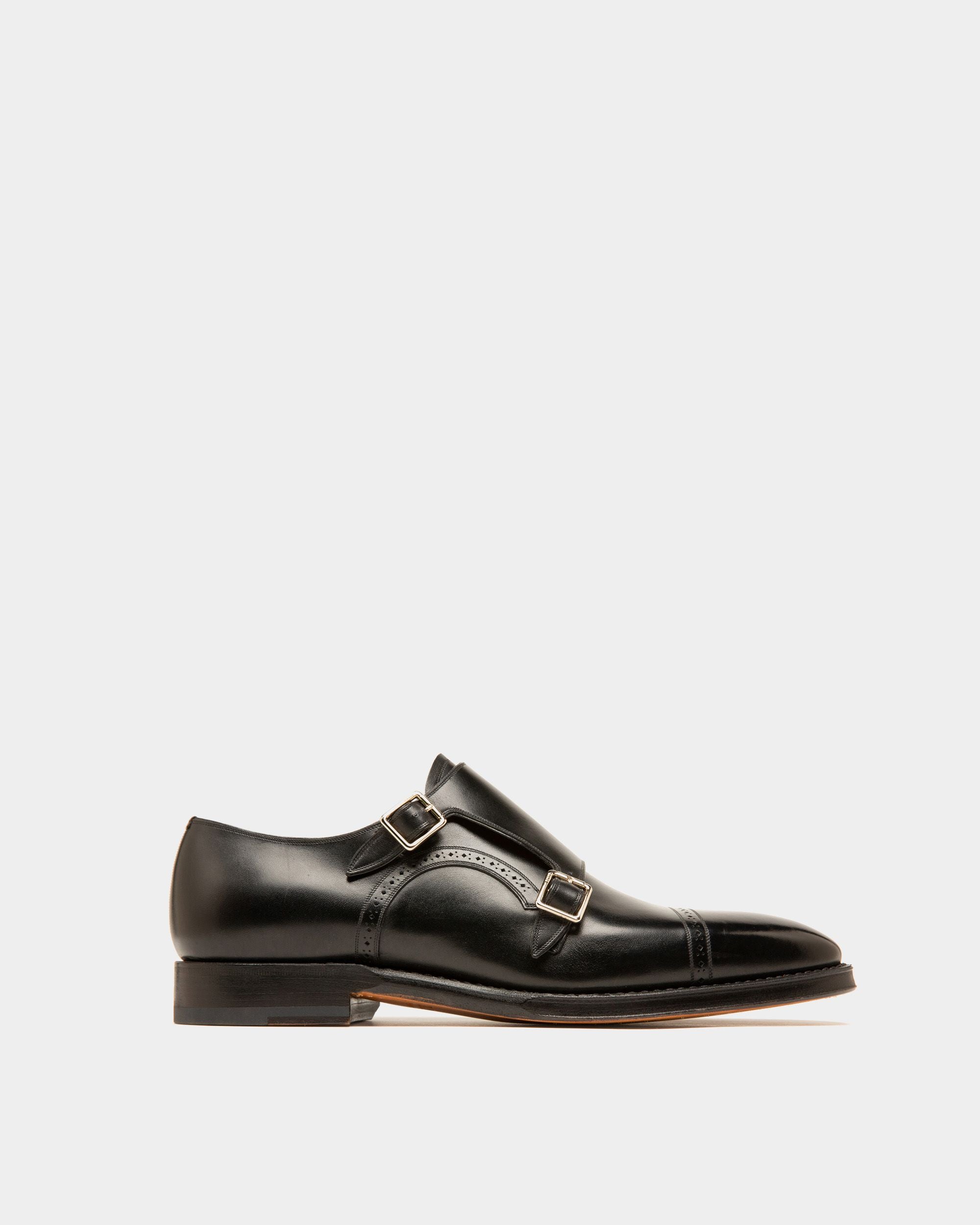 Scardino Chaussures À Boucle En Cuir Noir - Homme - Bally - 01