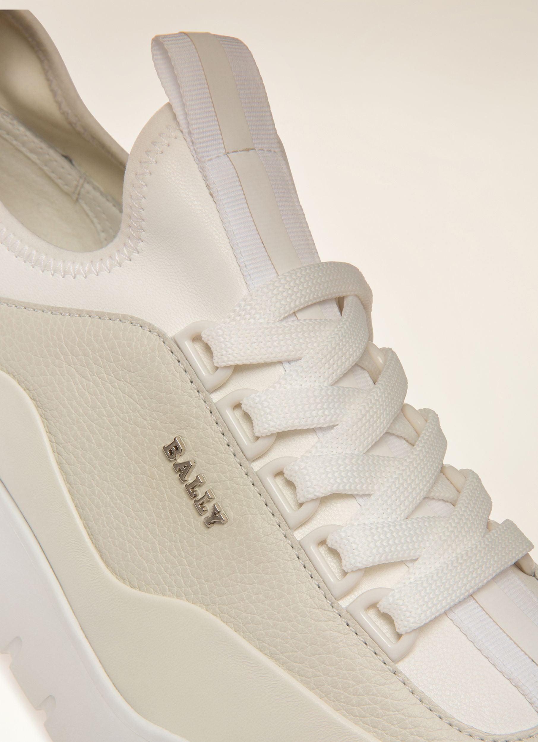 Bikki Sneakers En Cuir Blanc - Homme - Bally - 02