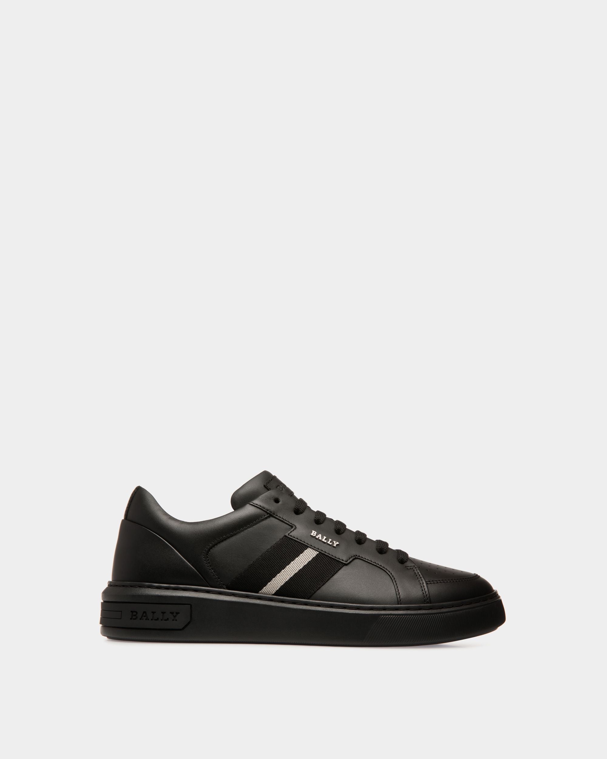 Moony Sneakers En Cuir Noir - Homme - Bally - 01