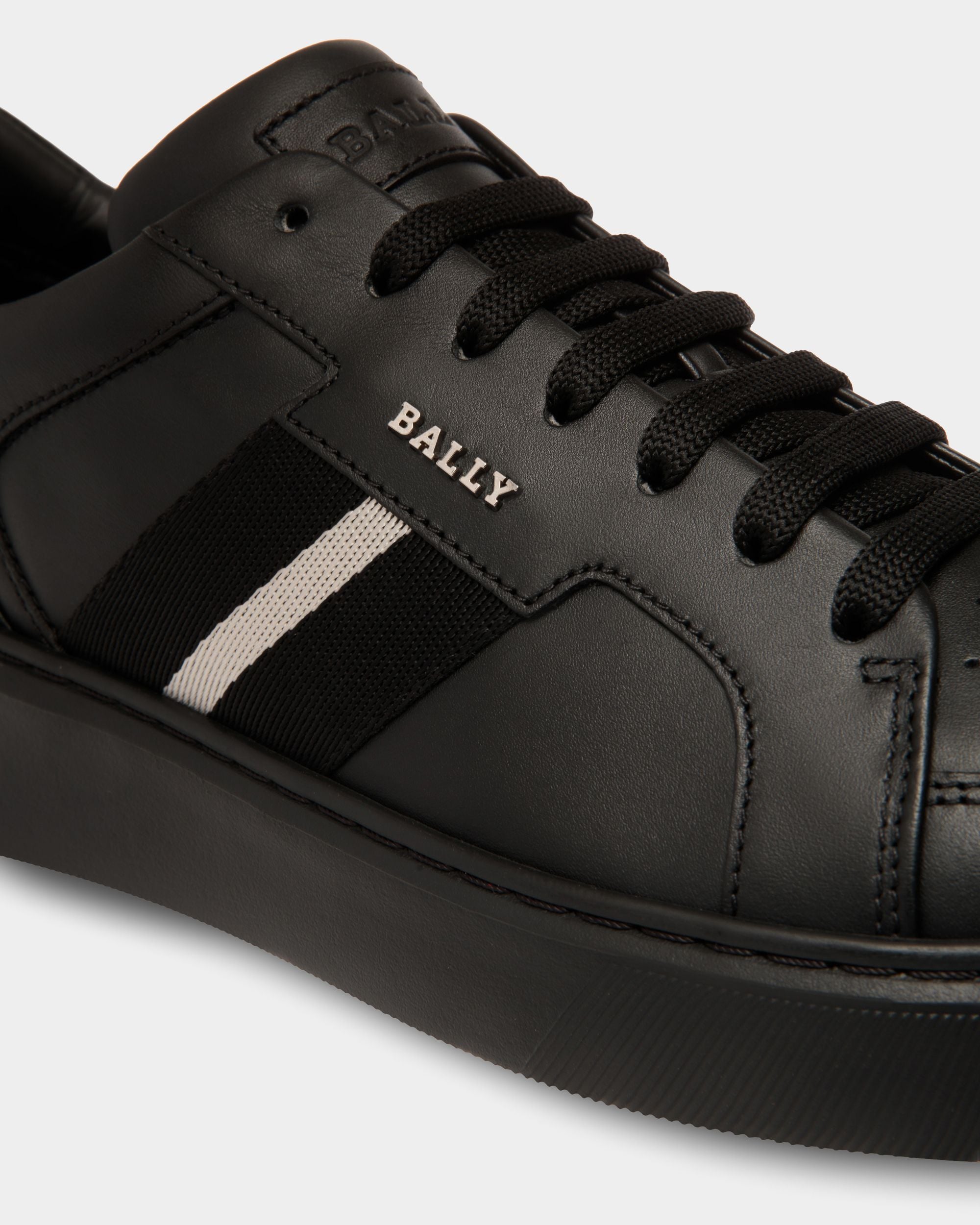 Moony Sneakers En Cuir Noir - Homme - Bally - 05