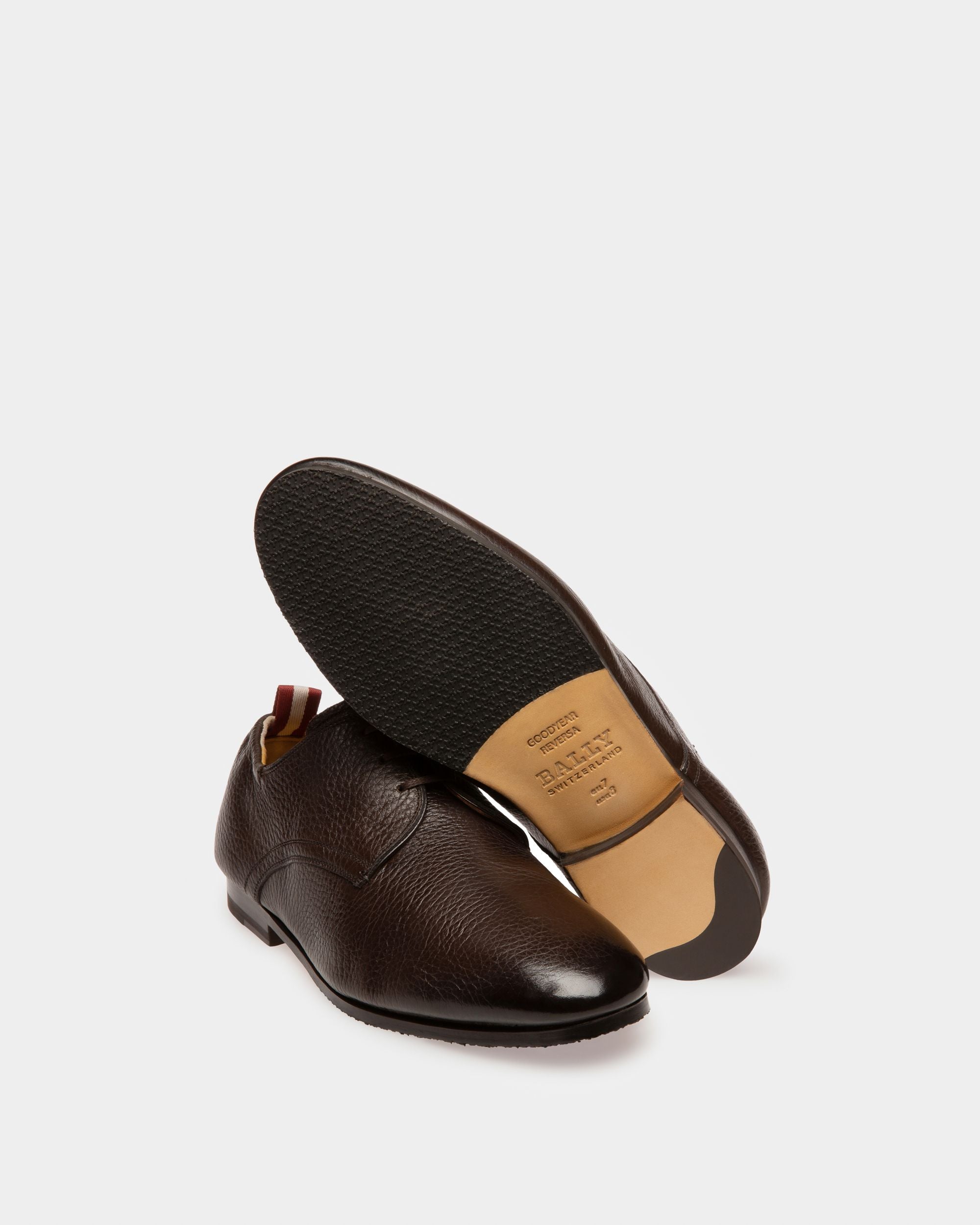 Plizard Derbies En Cuir Marron - Homme - Bally - 04