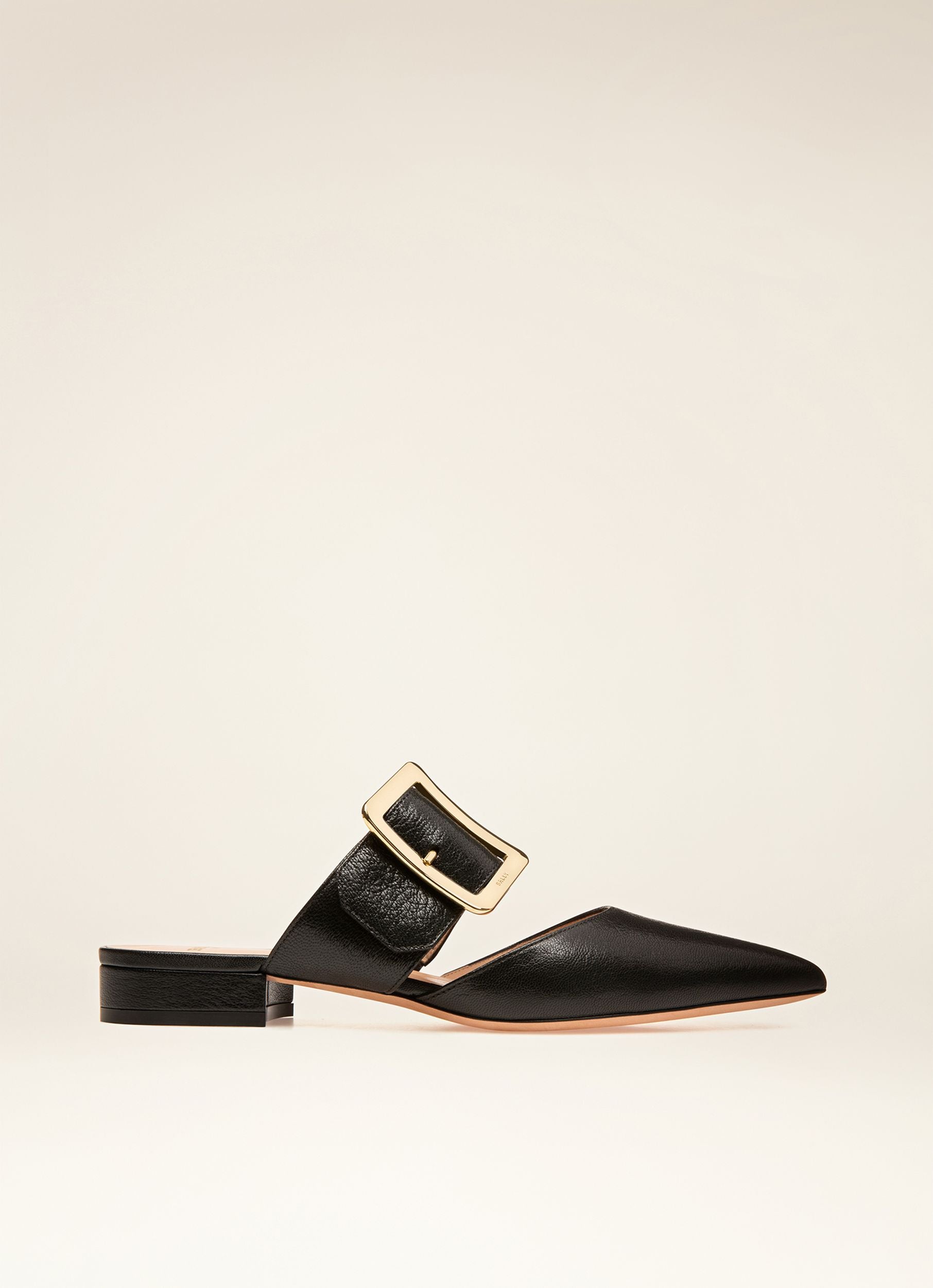 Jemina Flat Ballerines En Cuir Noir - Femme - Bally - 01