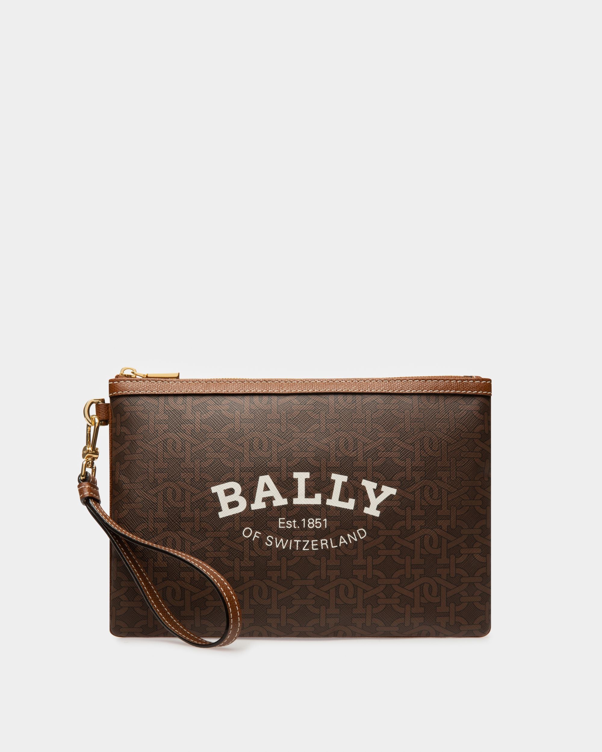 Certhe Pochette En Tpu Marron. - Femme - Bally - 01