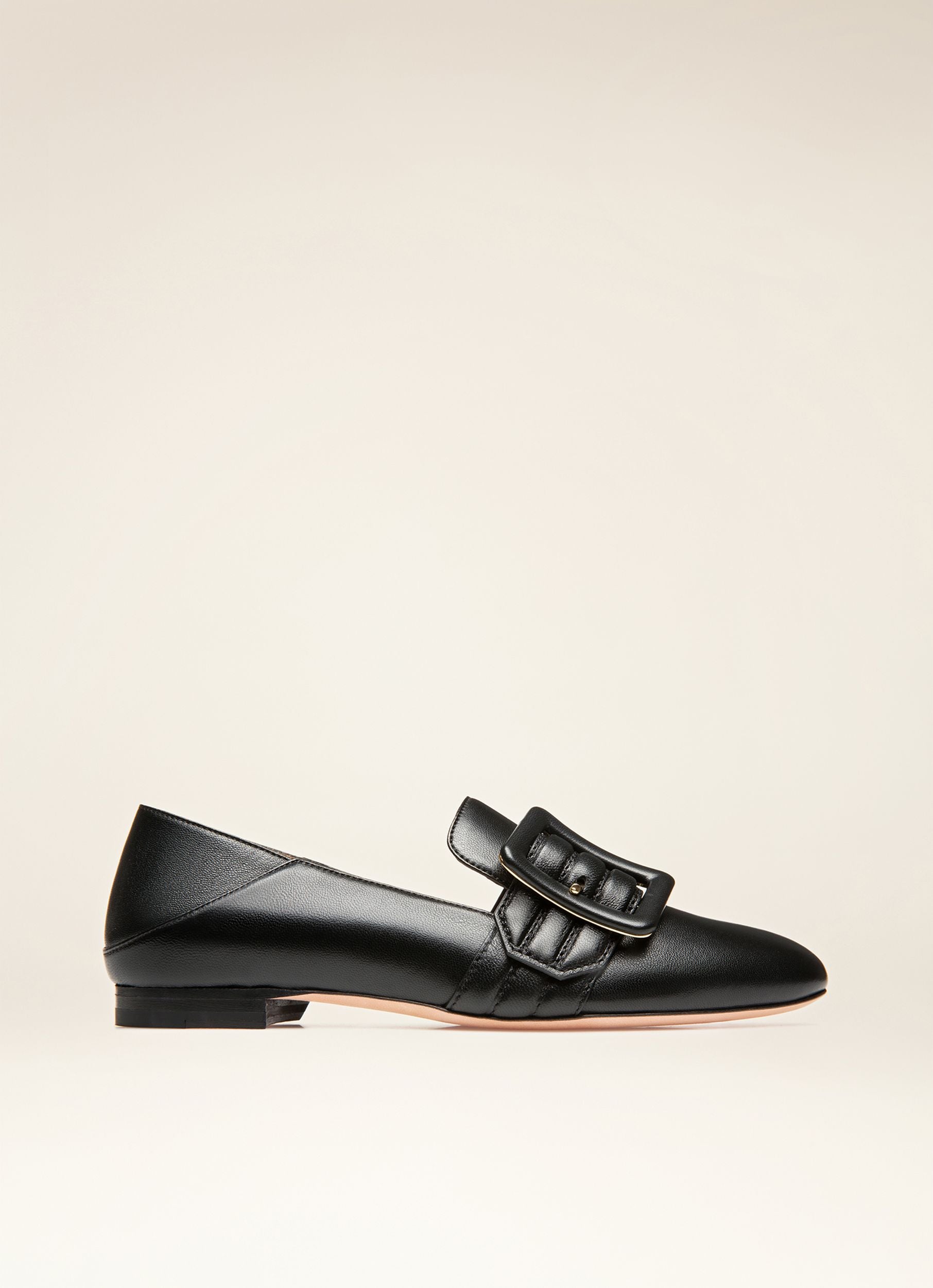 Janelle Mocassins En Cuir Noir - Femme - Bally - 01