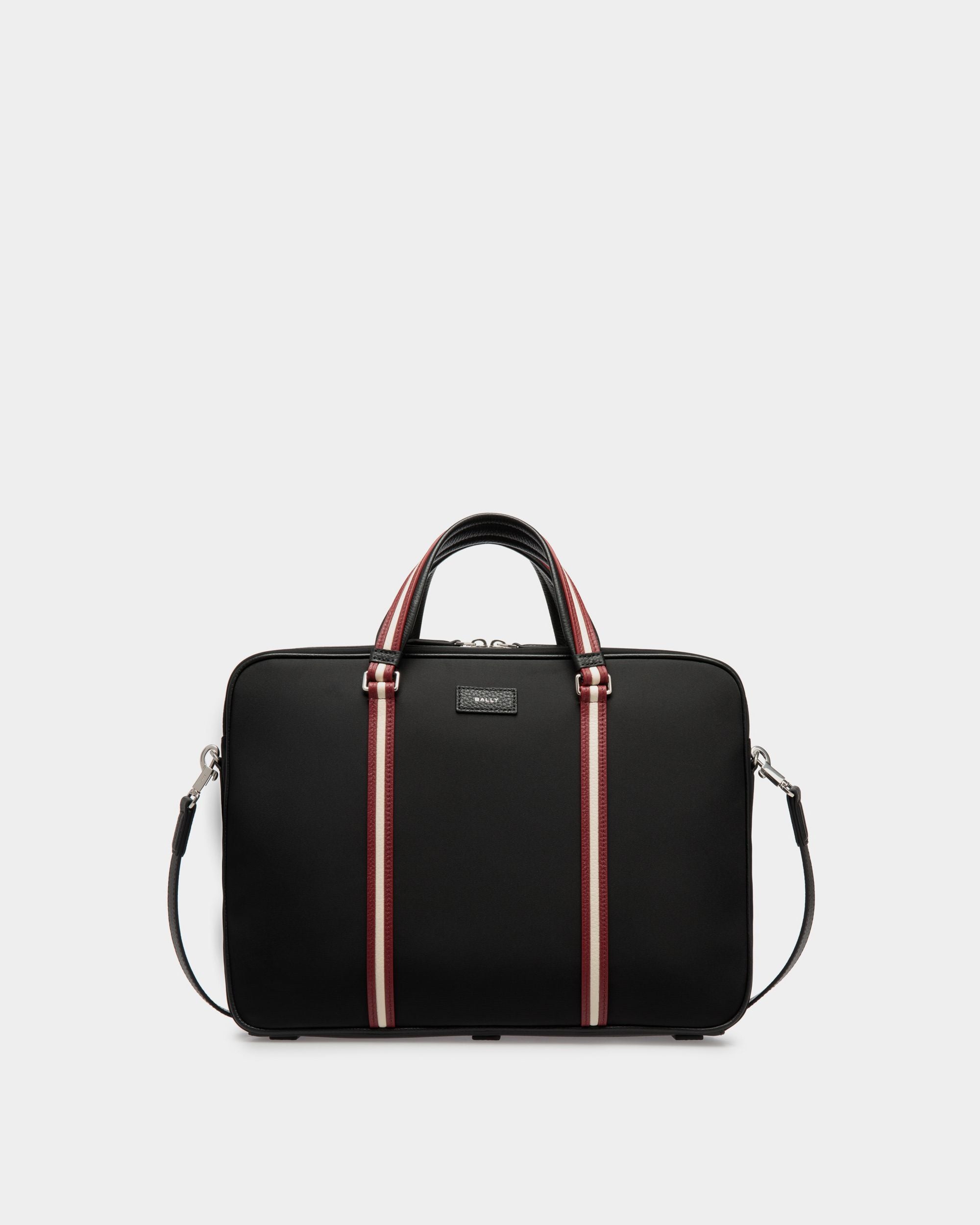 Cartable Code En Nylon Noir - Homme - Bally - 01