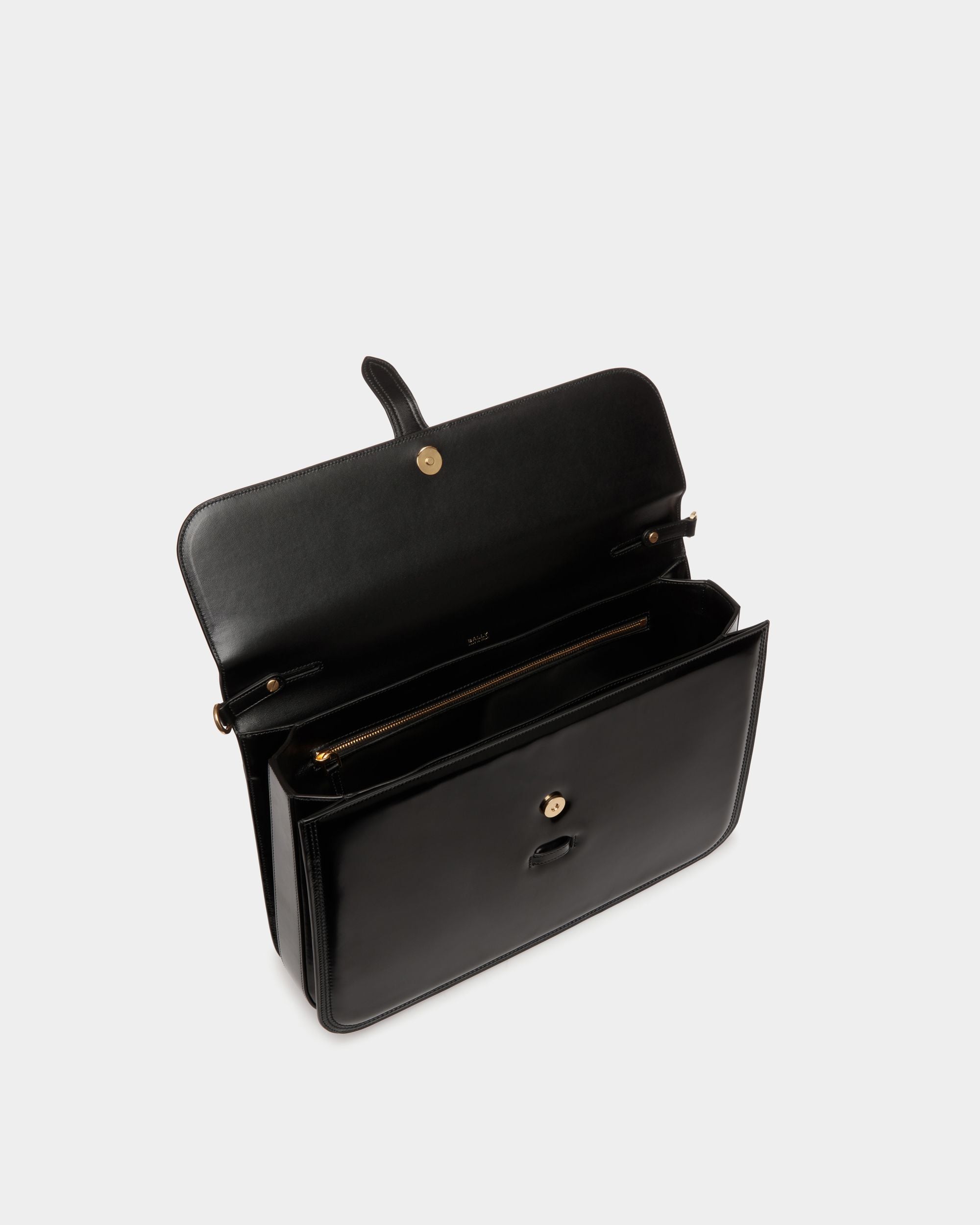 Cartable Beckett En Cuir Noir - Homme - Bally - 04