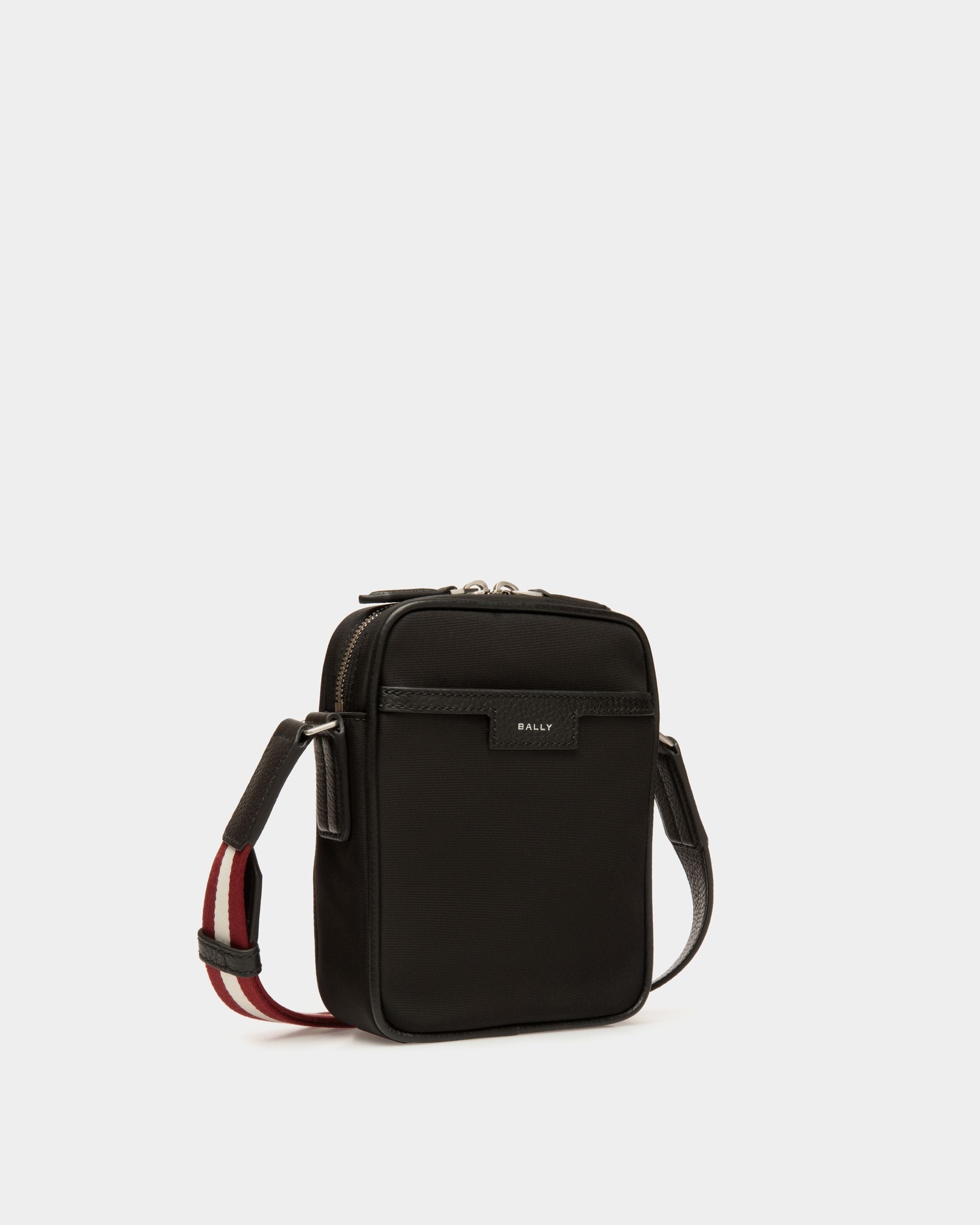 Sac À Bandoulière Code En Nylon Noir - Homme - Bally - 03