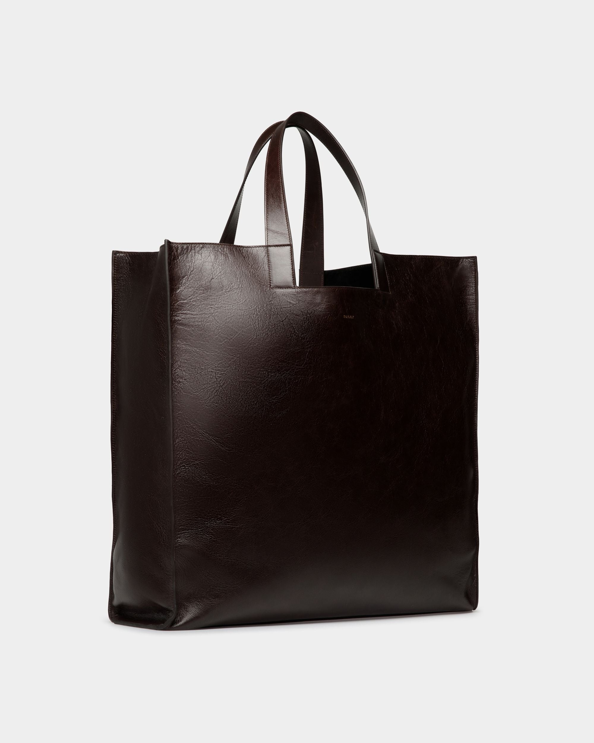 Sac Cabas Easy Bally En Cuir Ebano - Homme - Bally - 04