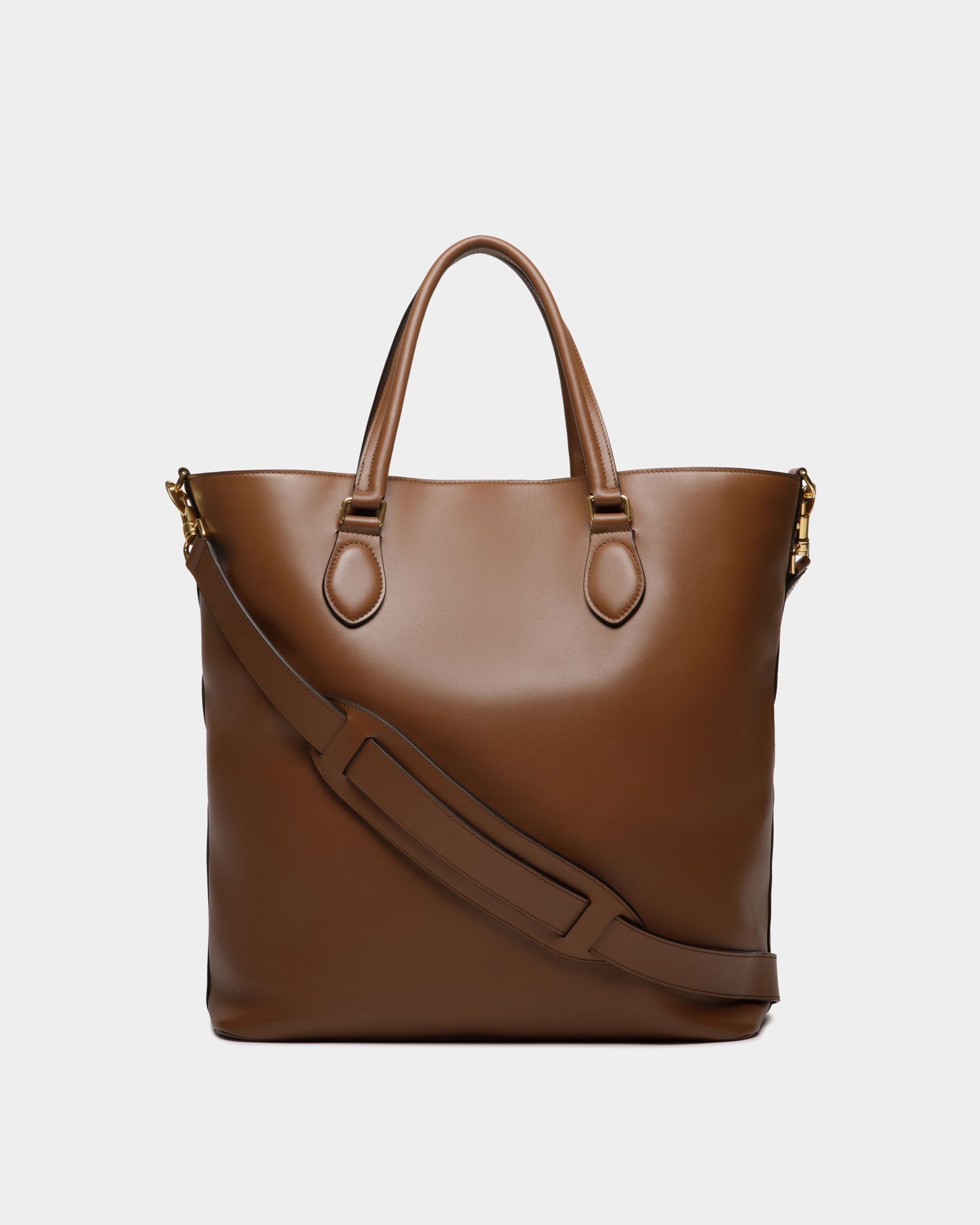 Sac Cabas Beckett En Cuir Marron - Homme - Bally - 02