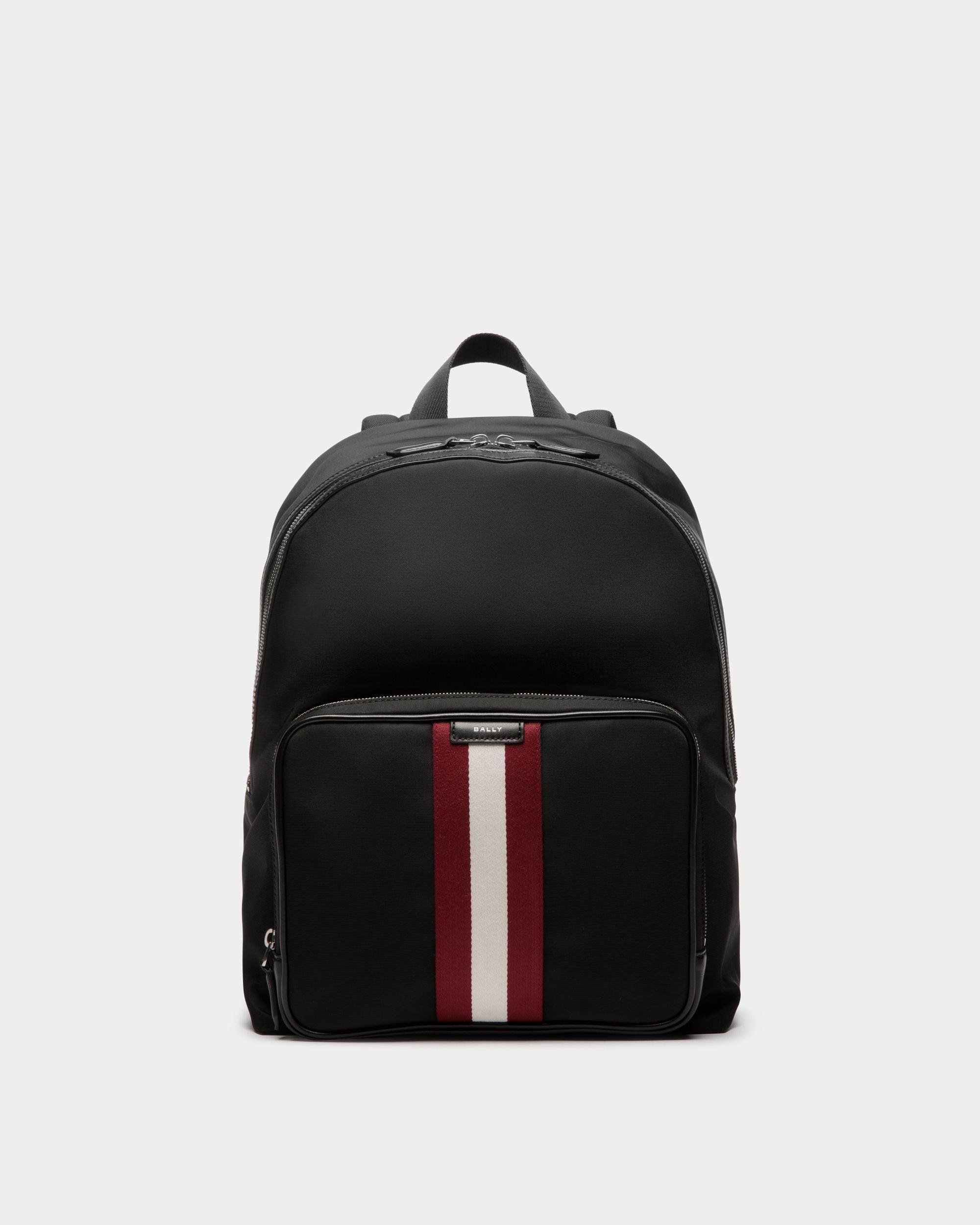 Sac À Dos Code En Nylon Noir - Homme - Bally - 01