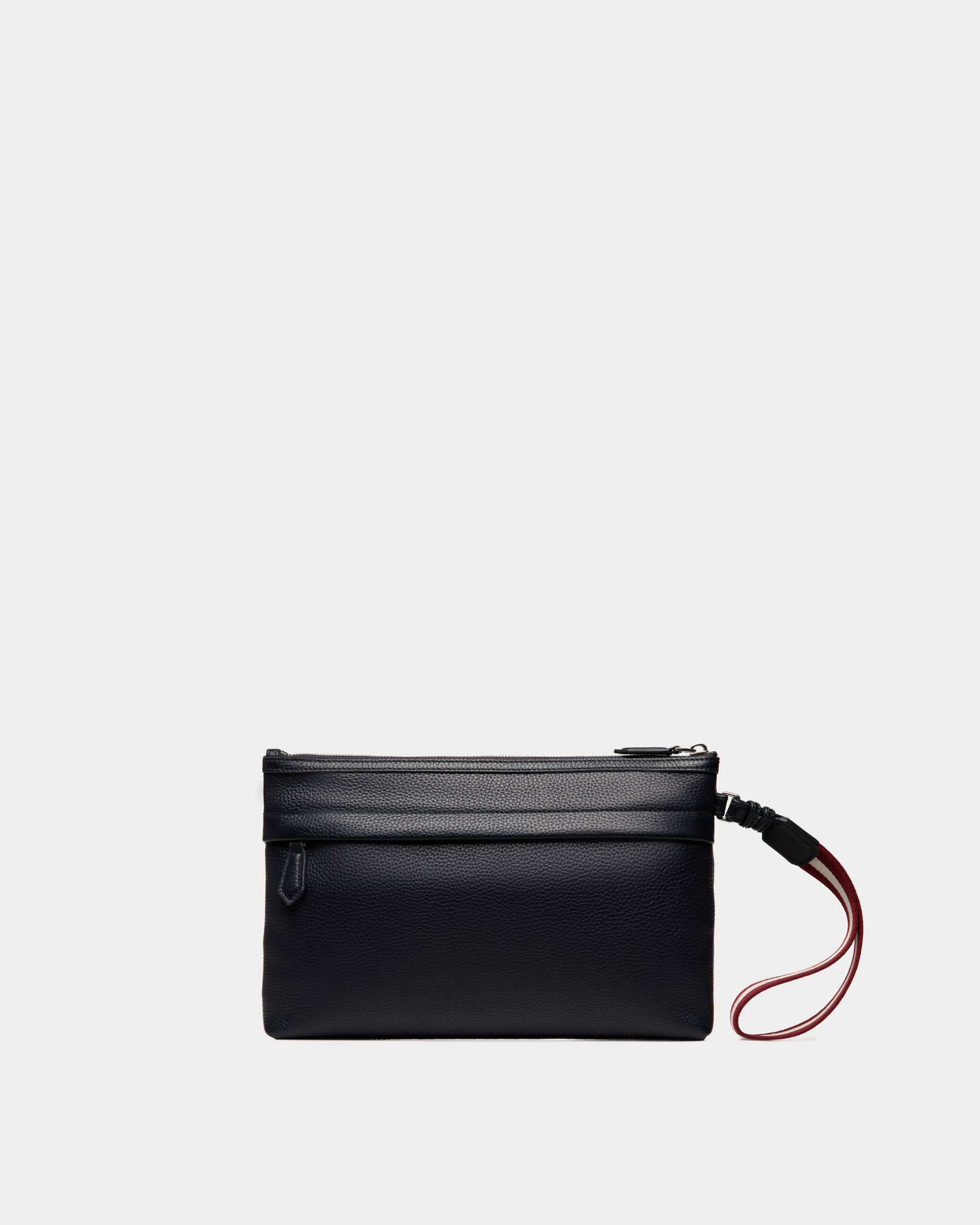 Pochette Code En Cuir Navy Blue - Homme - Bally - 02