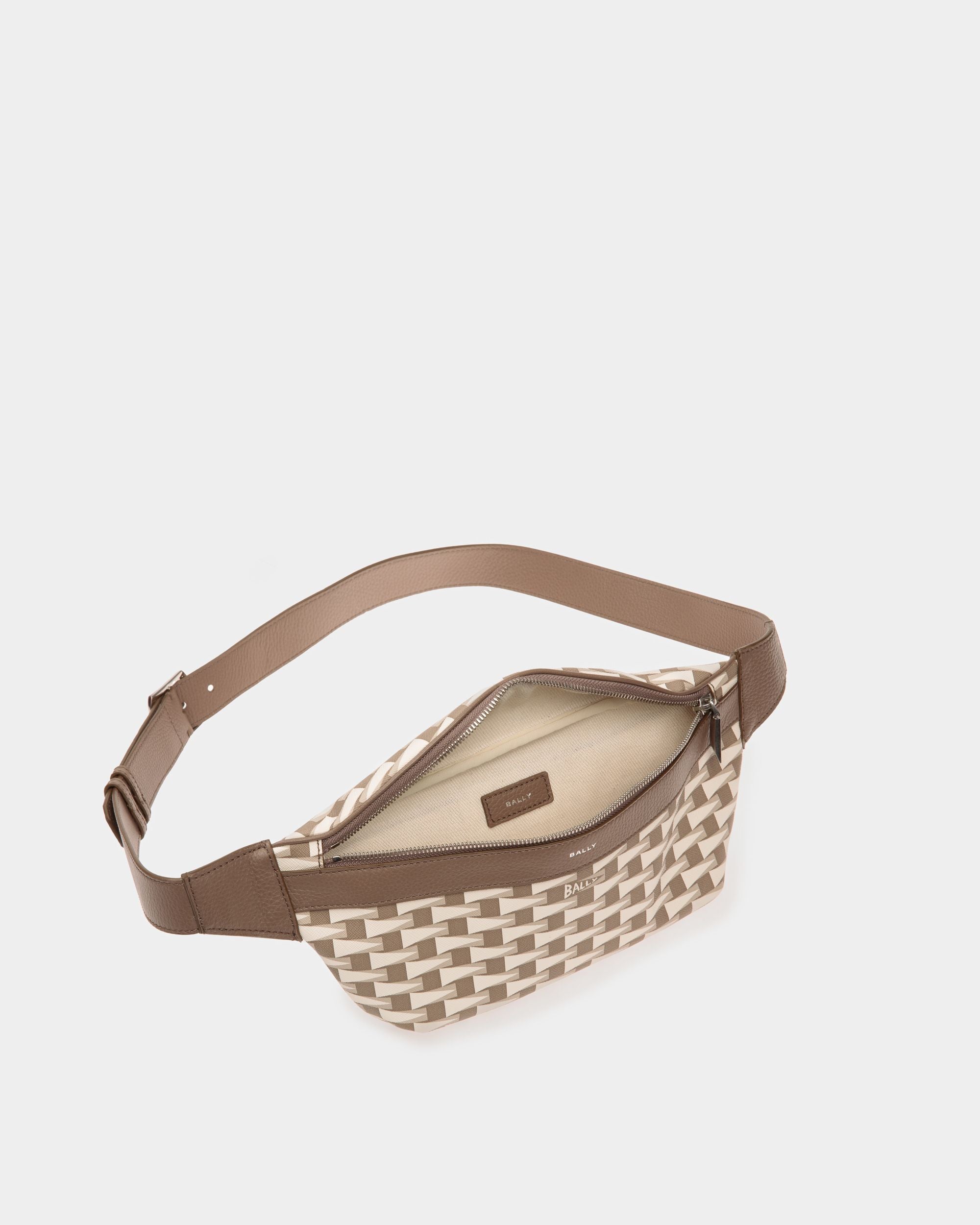 Sac Banane Pennant En TPU Beige Avec Motif Pennant - Homme - Bally - 04