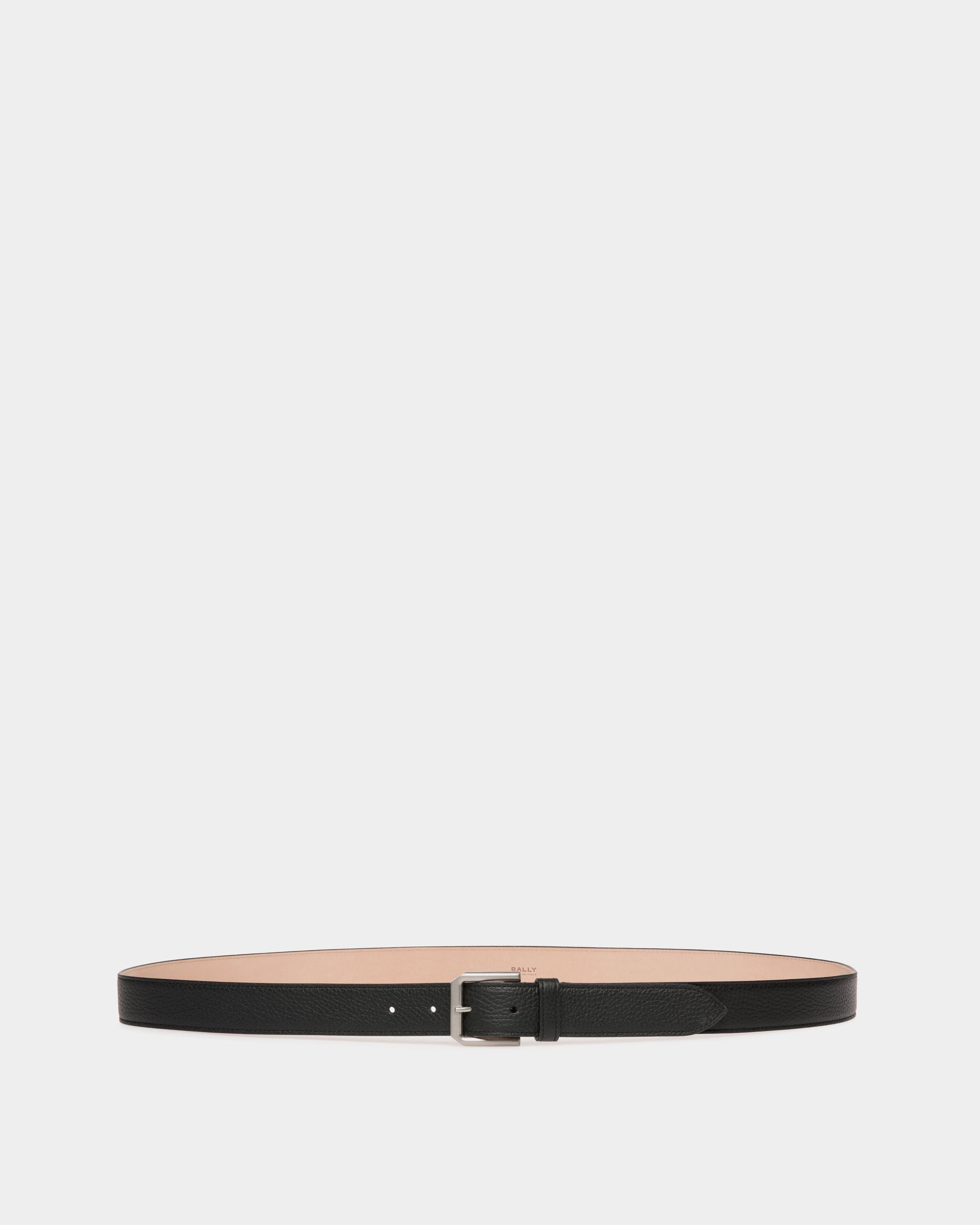 Ceinture Carl 30 mm En Cuir Noir - Homme - Bally - 01