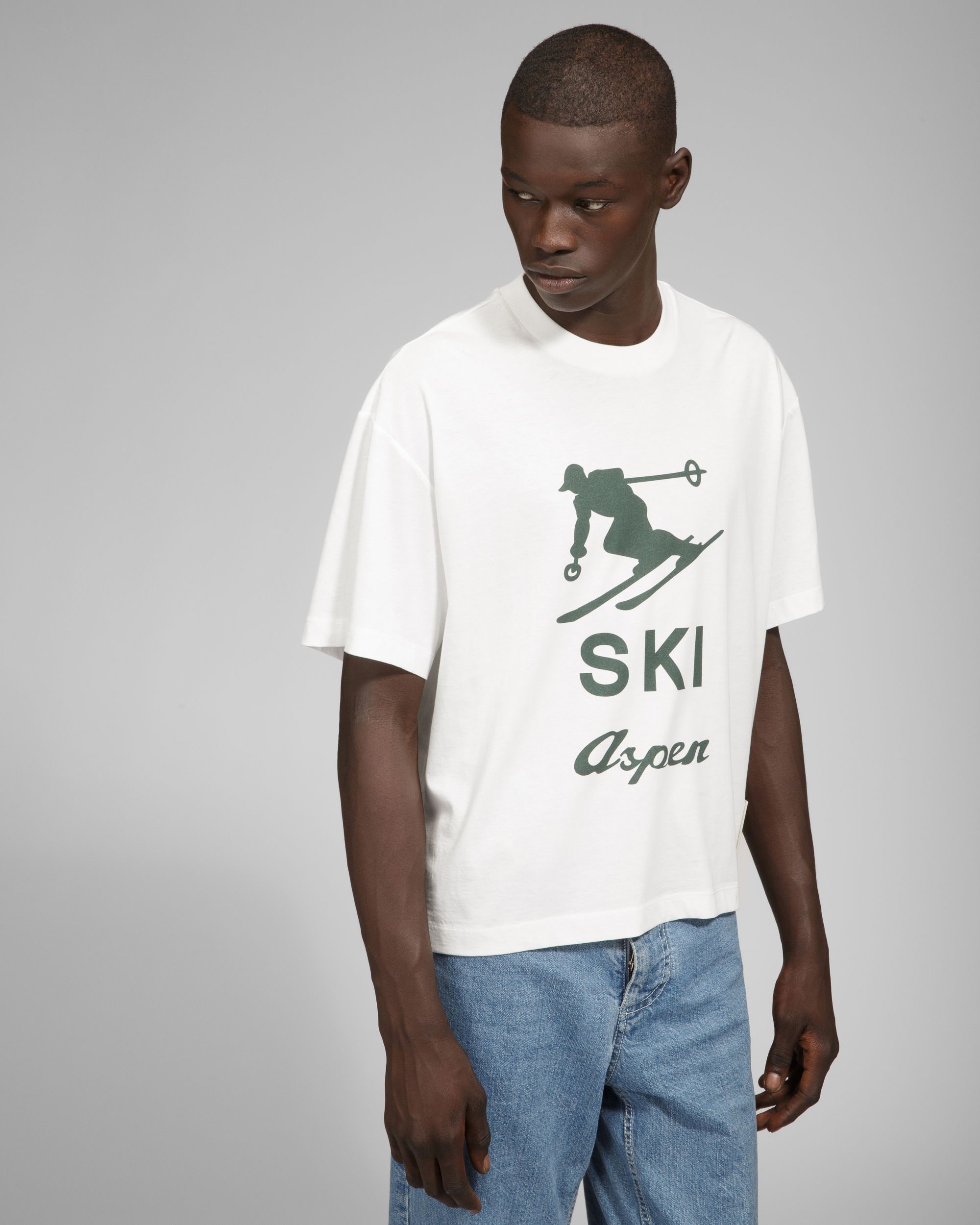 T-shirt Ski St Moritz - Homme - Bally - 01