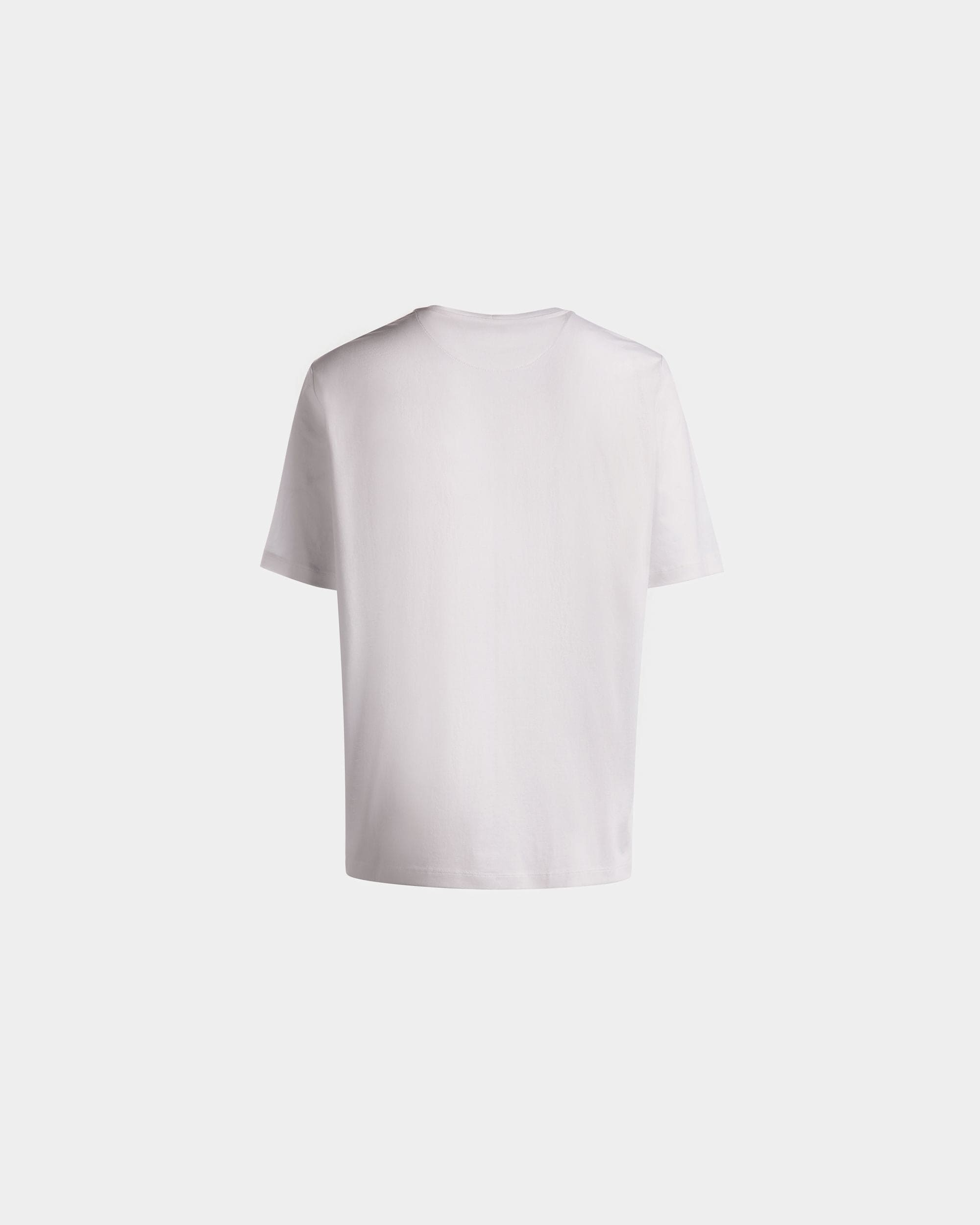 T-Shirt En Coton Blanc - Homme - Bally - 07