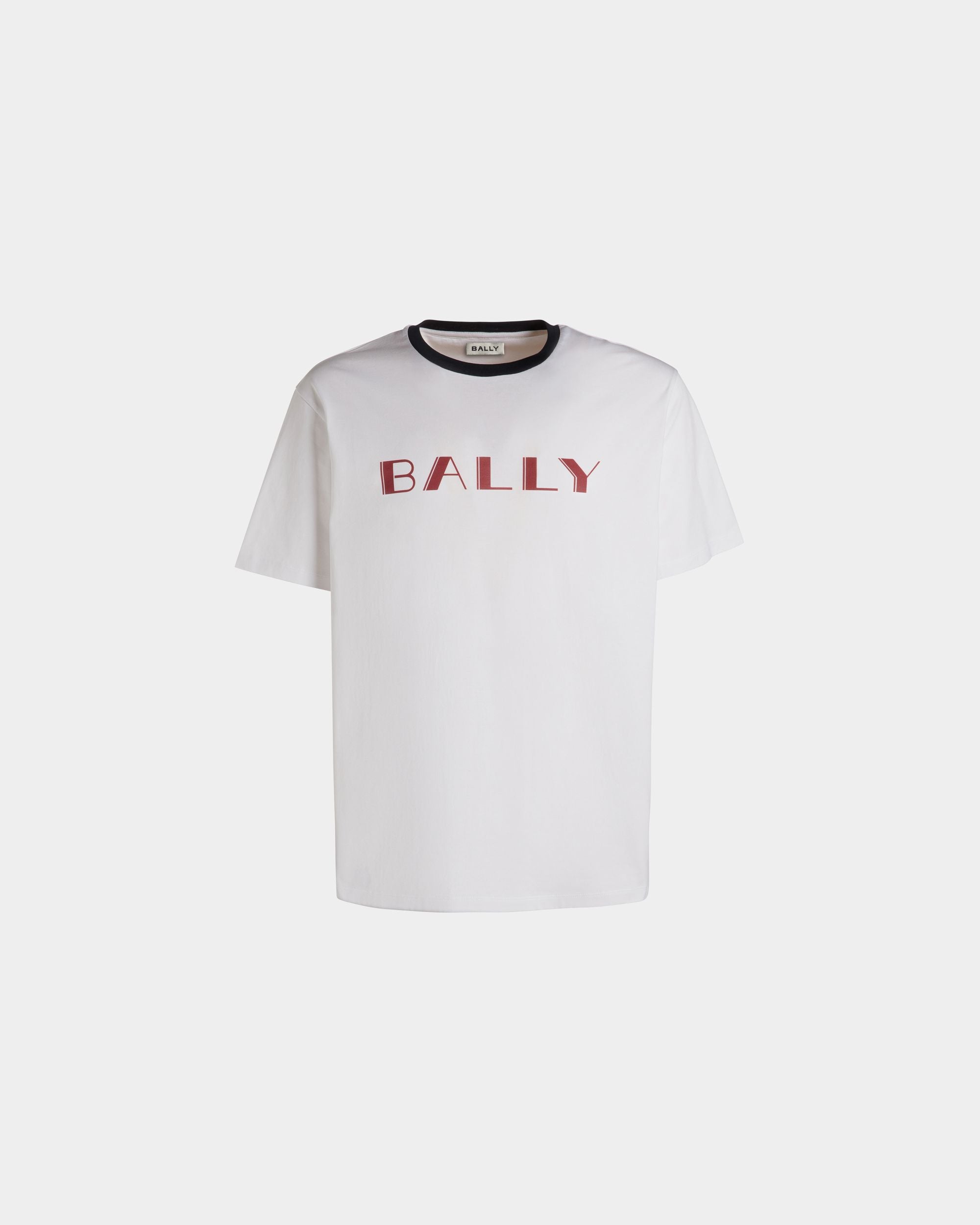 T-Shirt Summer Capsule En Coton Blanc - Homme - Bally - 01