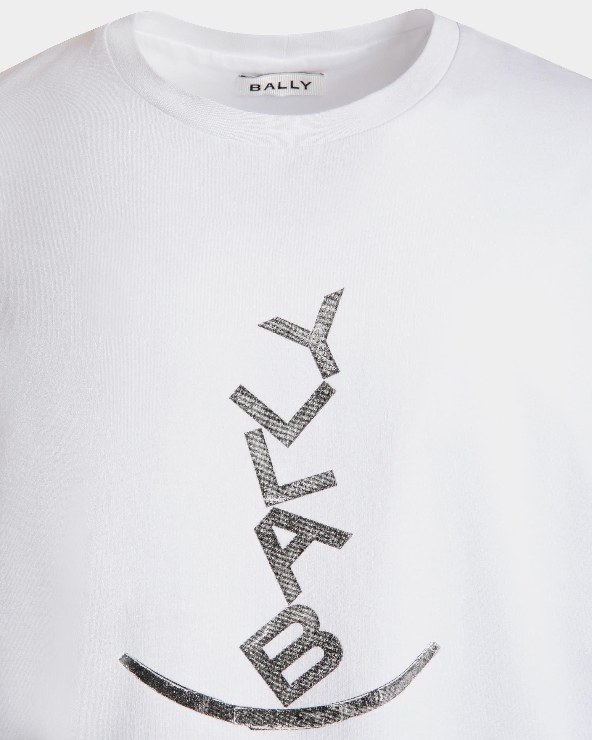 T-Shirt Avec Graphisme Beni Bischof Rocking Bally En Coton Blanc - Homme - Bally - 02