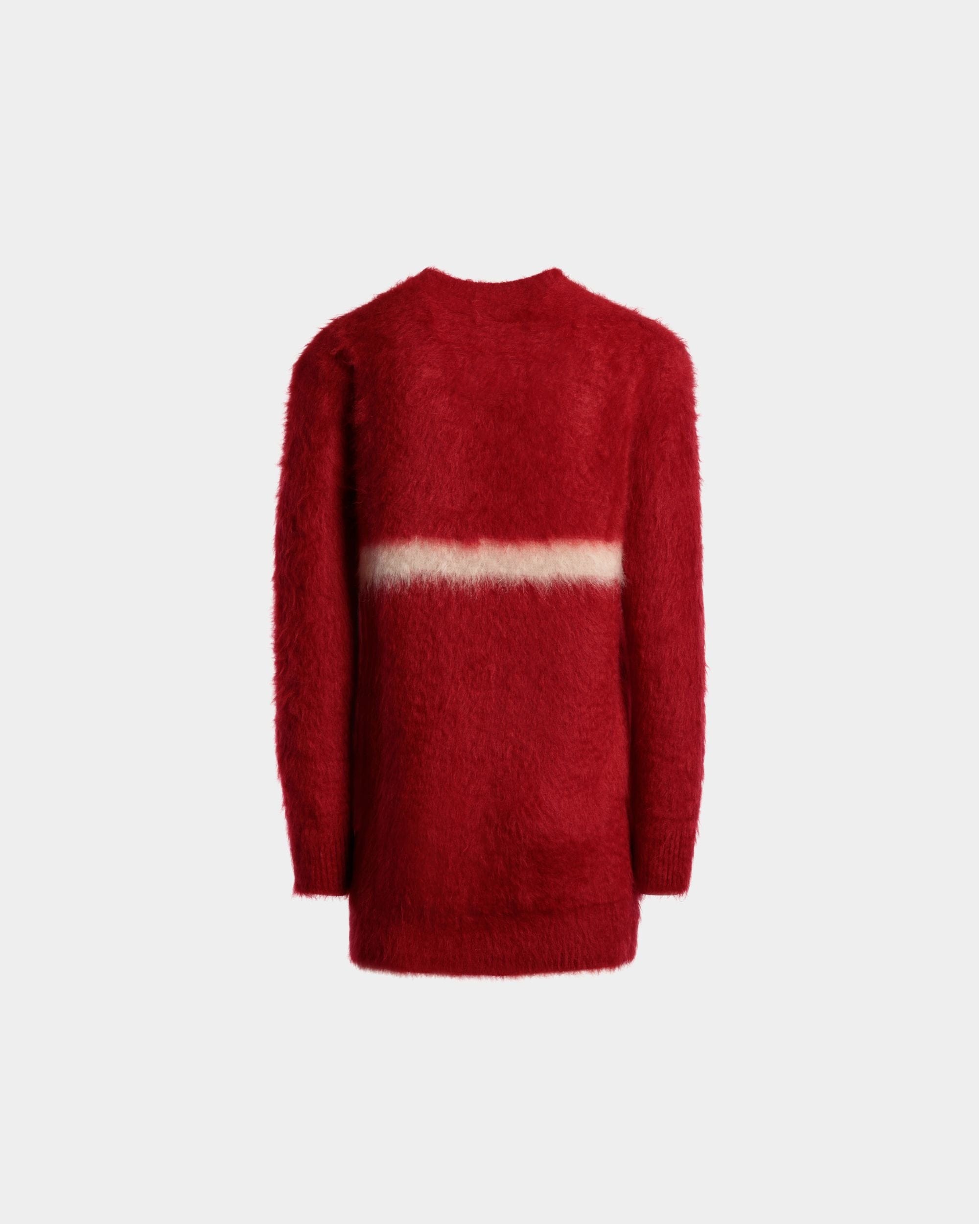 Pull Ras-Du-Cou En Mohair Et Soie Rouge - Homme - Bally - 07