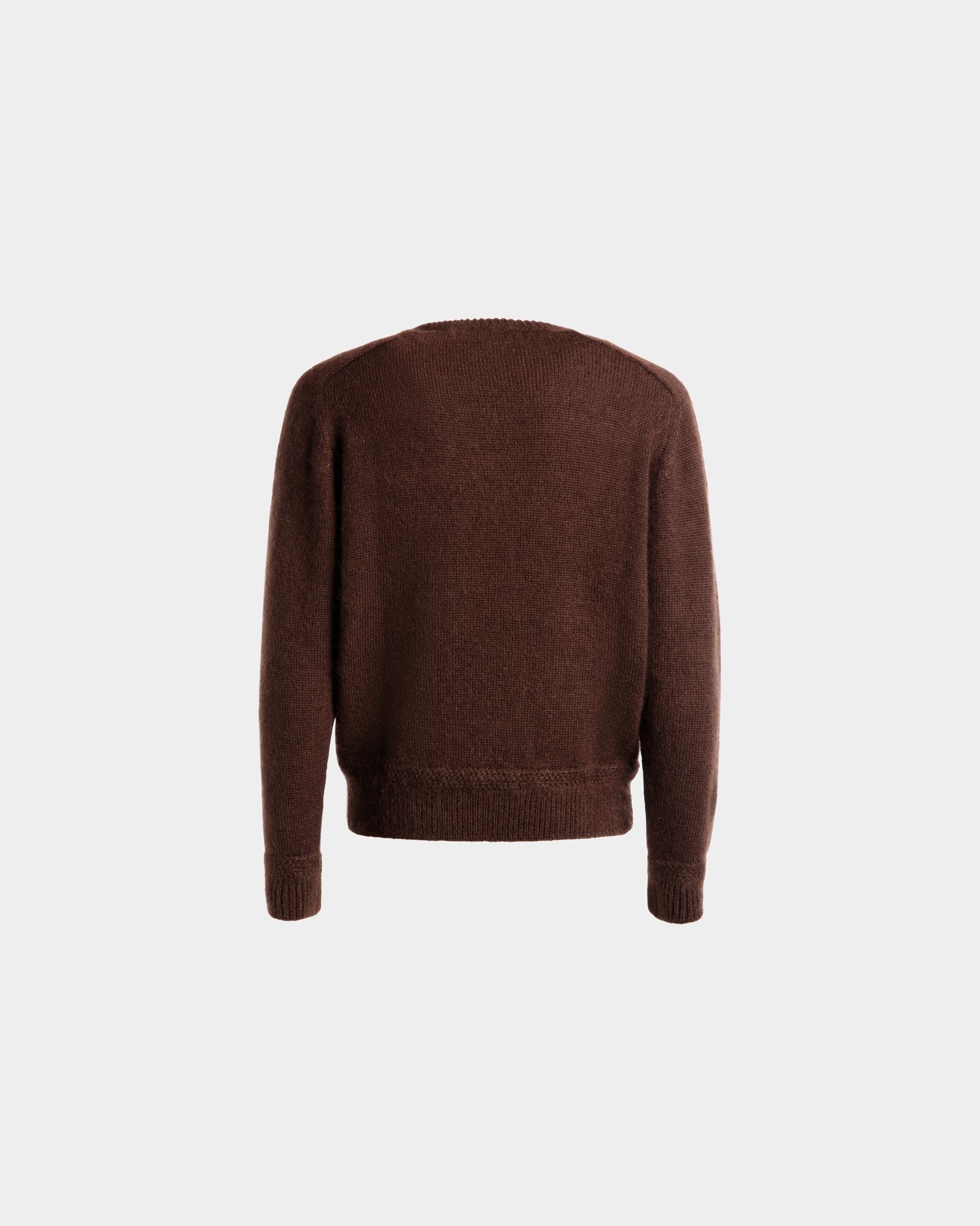 Pull Ras-Du-Cou En Mohair Et Soie Marron - Homme - Bally - 03