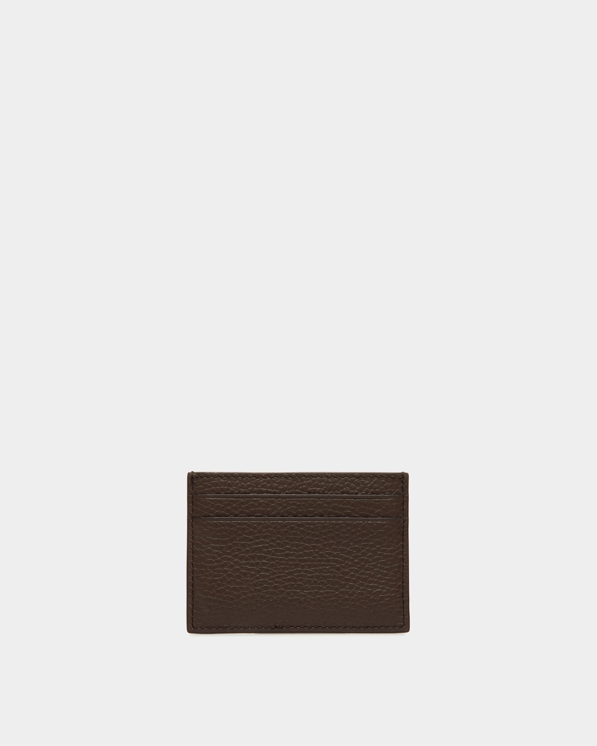 Porte-Cartes Ribbon En Cuir Ebano - Homme - Bally - 02