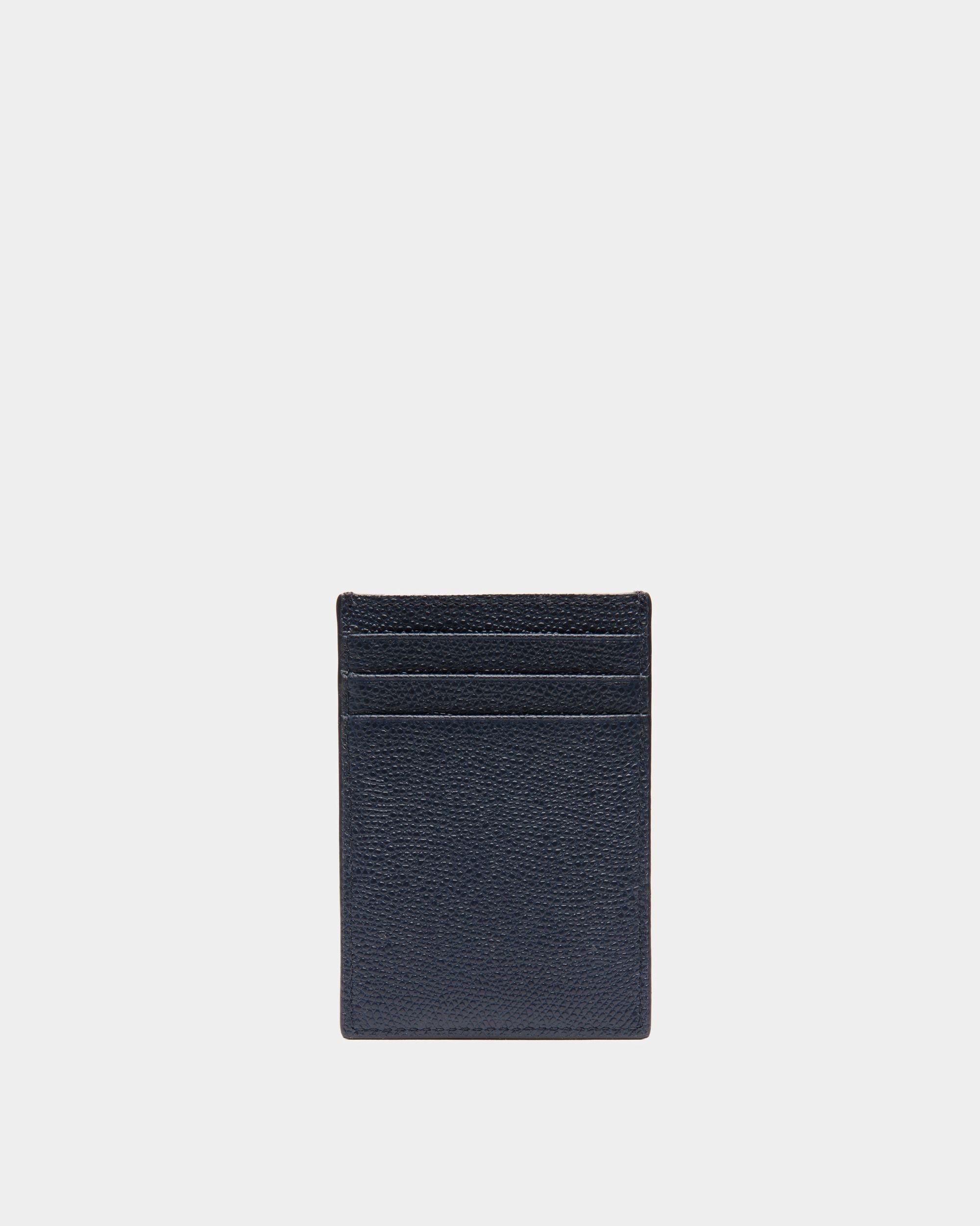 Porte-Cartes Flag En Cuir Bleu - Homme - Bally - 02