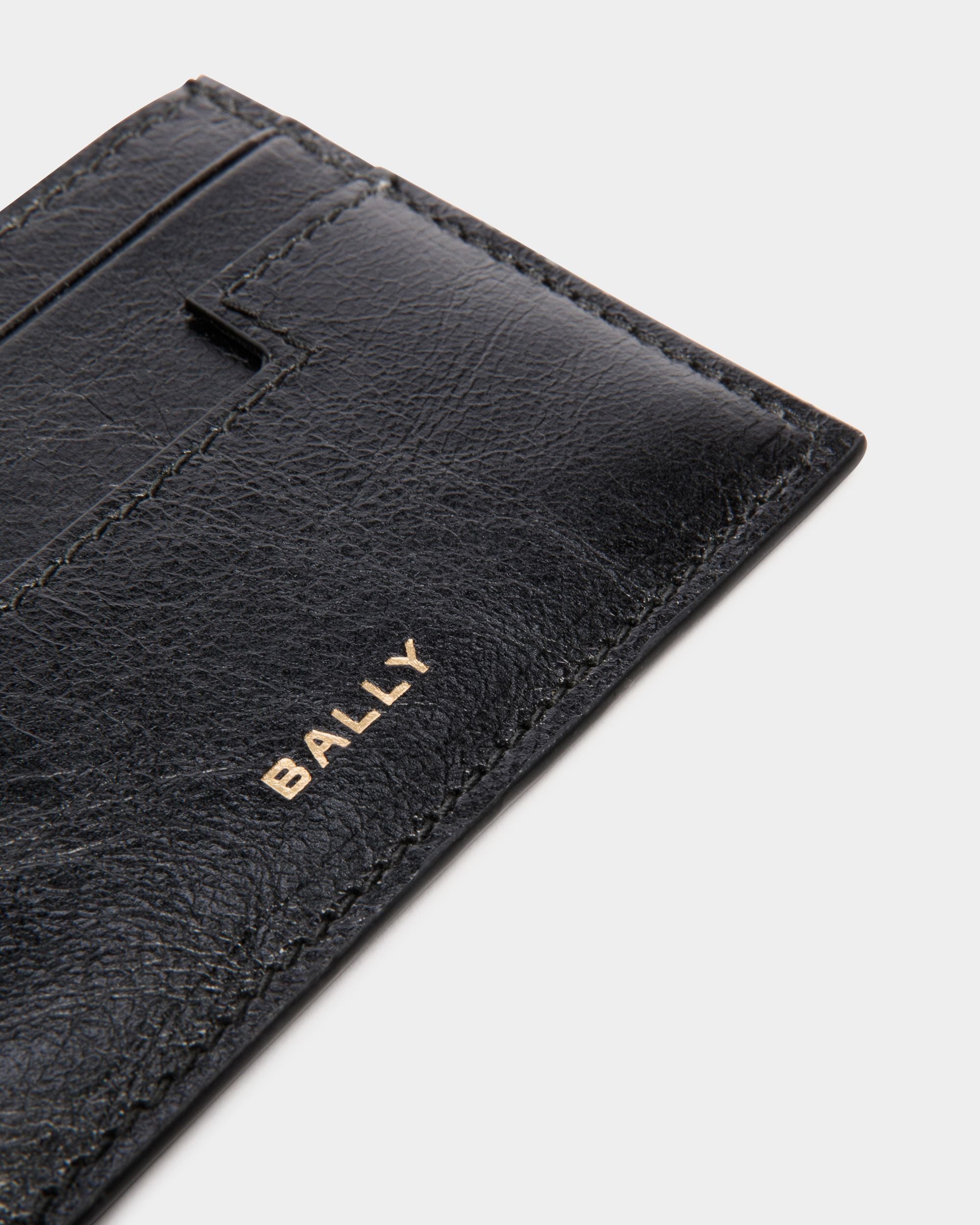 Porte-Cartes Easy Bally En Cuir Noir - Homme - Bally - 04