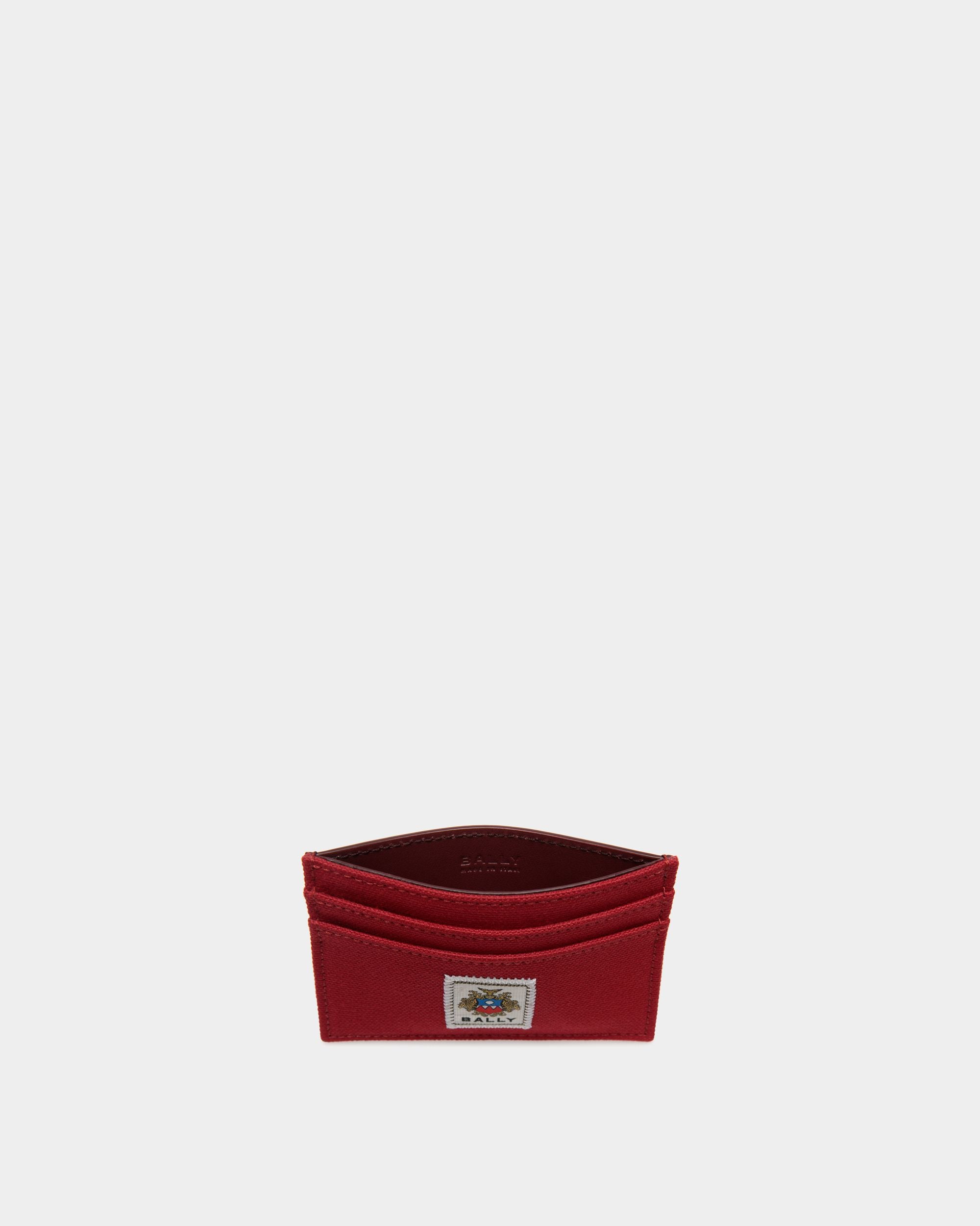 Porte-Cartes Easy Bally En Toile De Coton Candy Red - Homme - Bally - 03