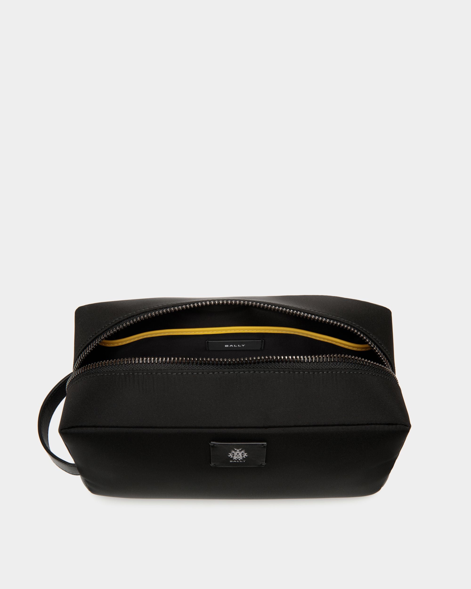 Trousse De Toilette Adrien Brody Travel Collection En Nylon Noir Et Jaune - Homme - Bally - 03