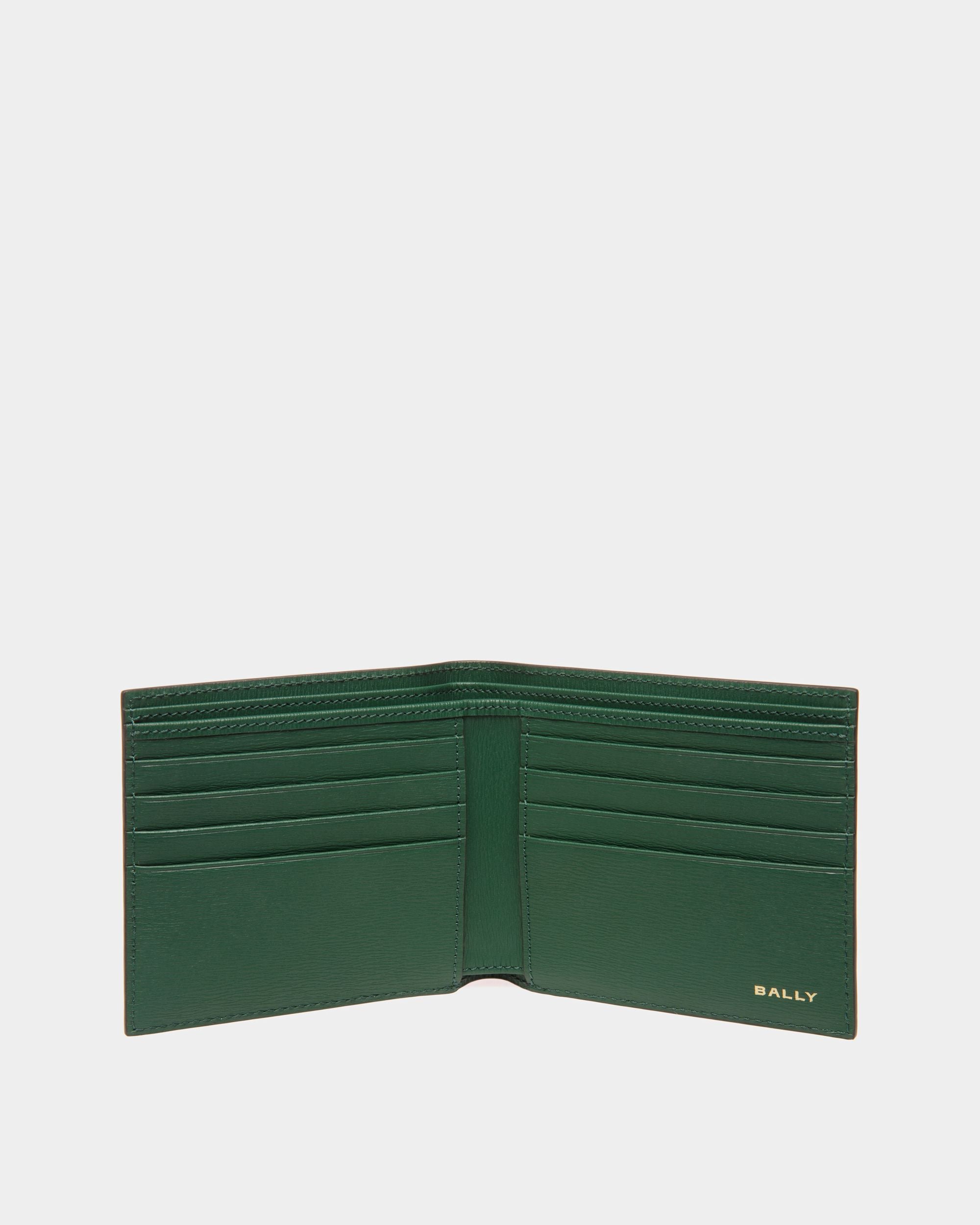 Portefeuille Pennant En cuir et TPU couleur désert et Kelly Green - Homme - Bally - 03