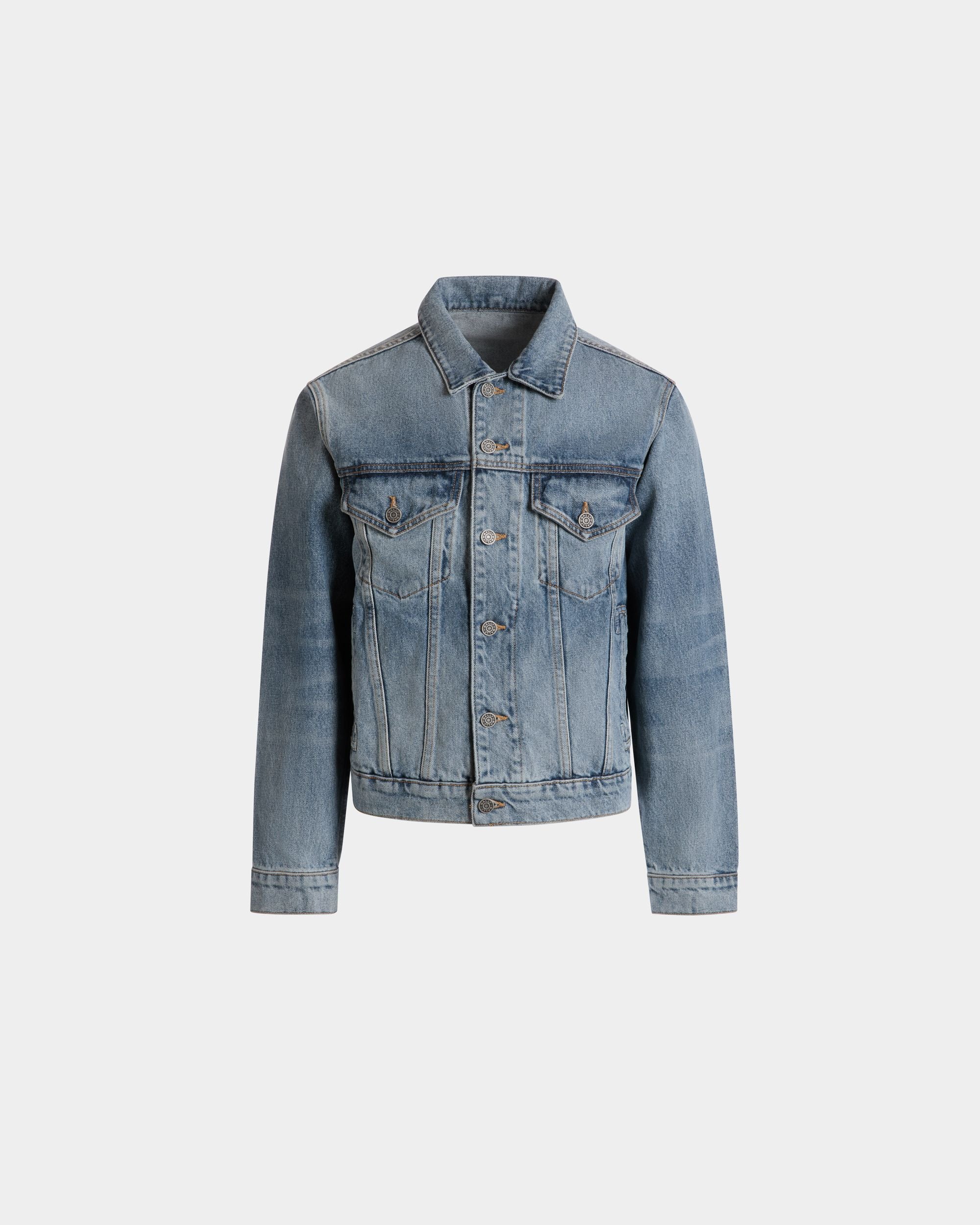 Jacket in Blue Denim - Homme - Bally - 01