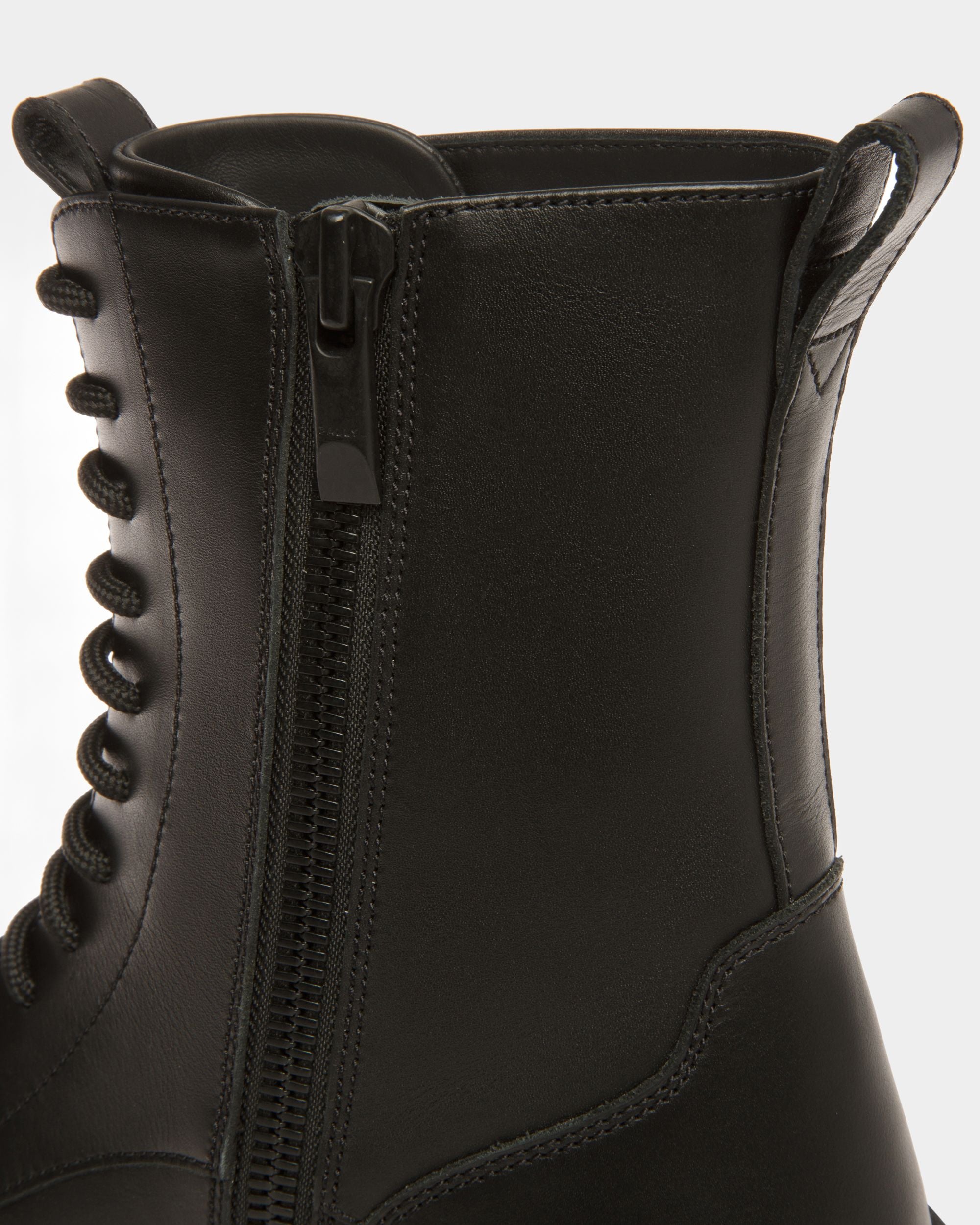 Bottes De Neige Frei En Cuir Noir - Homme - Bally - 05