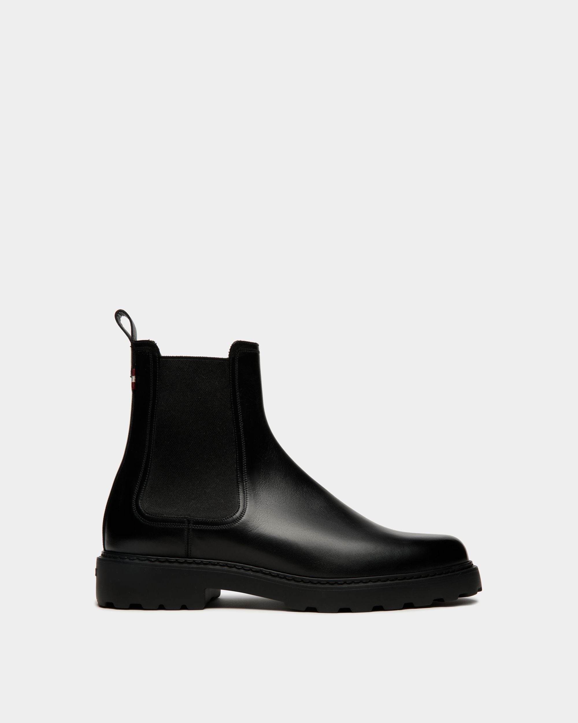 Bottine Gusto En Cuir Noir - Homme - Bally - 01