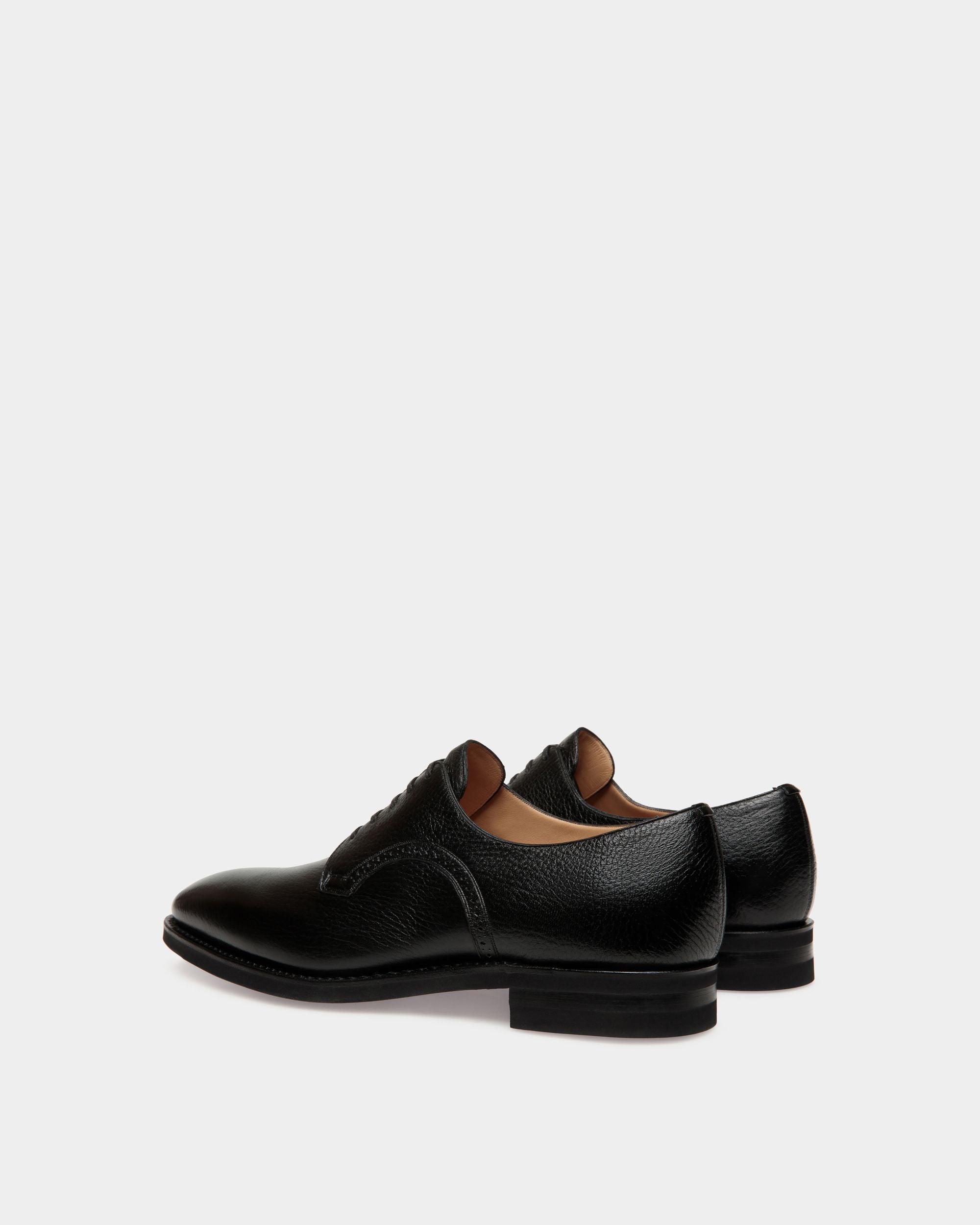 Derby Scribe En Cuir De Cerf Noir - Homme - Bally - 03