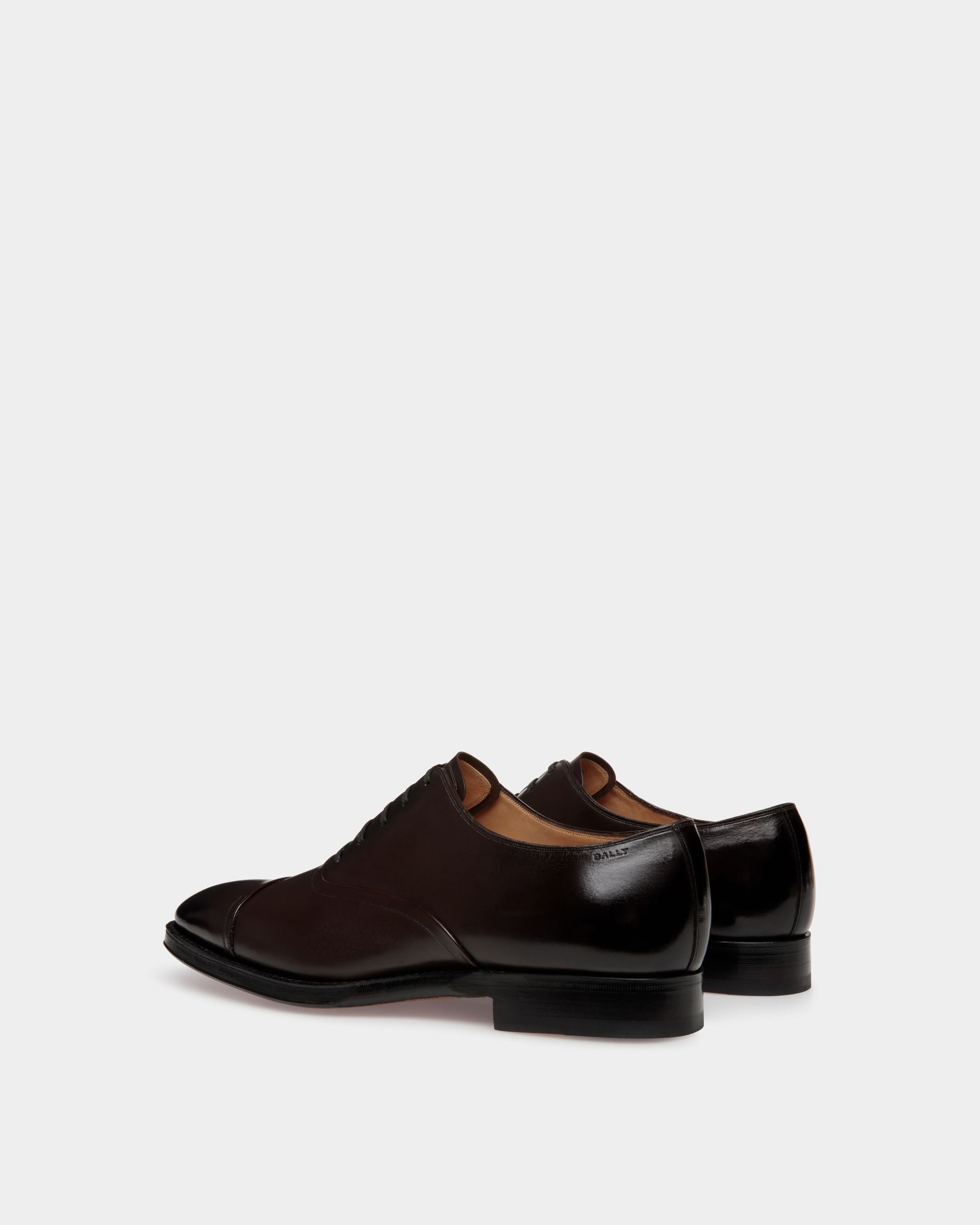 Richelieus Scribe En cuir marron - Homme - Bally - 03