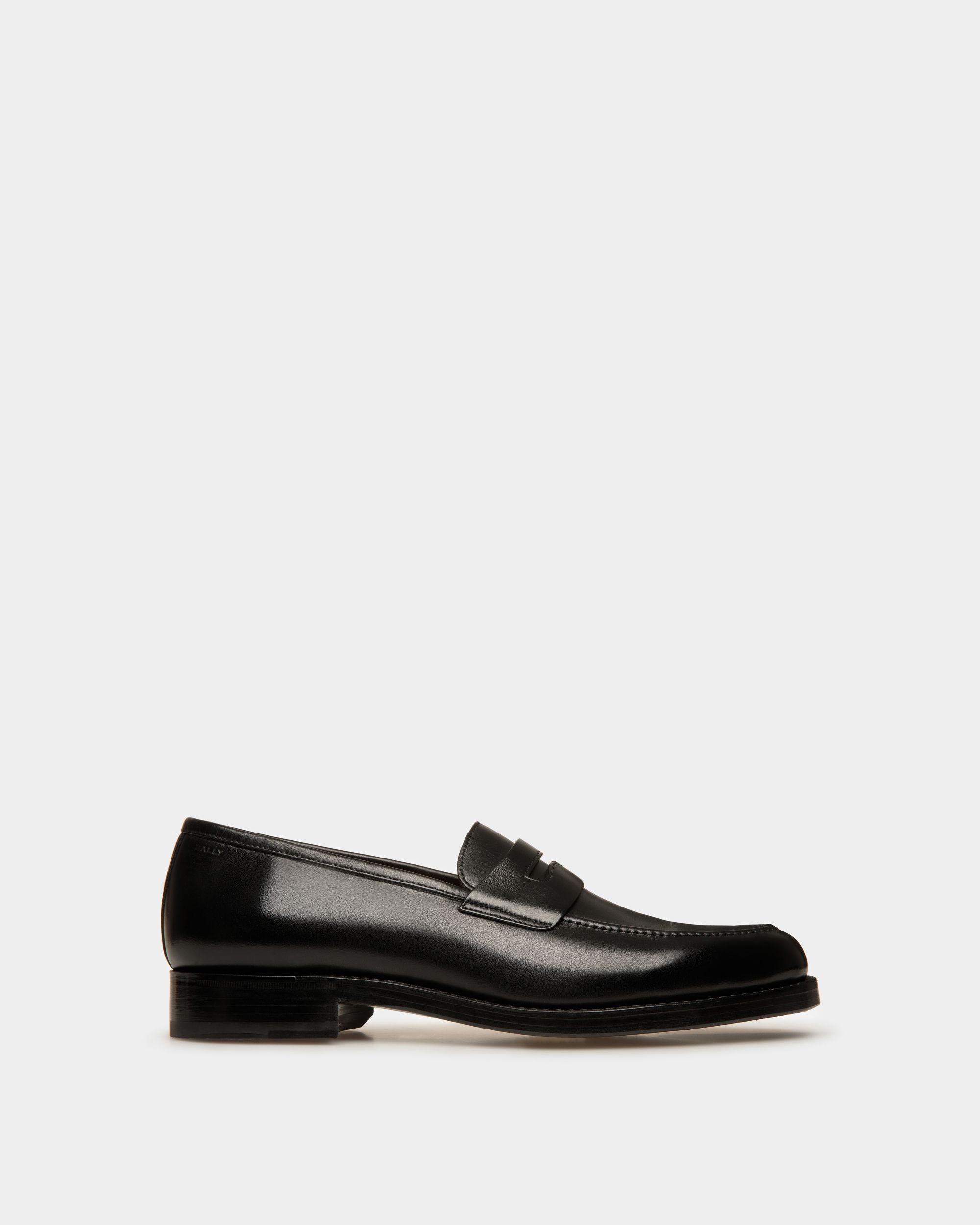 Mocassin Schoenen En Cuir Noir - Homme - Bally - 01