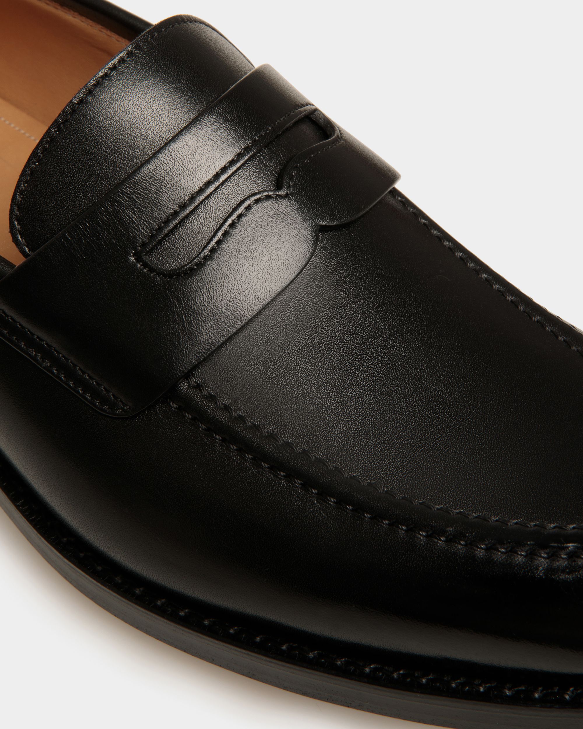 Mocassin Schoenen En Cuir Noir - Homme - Bally - 04