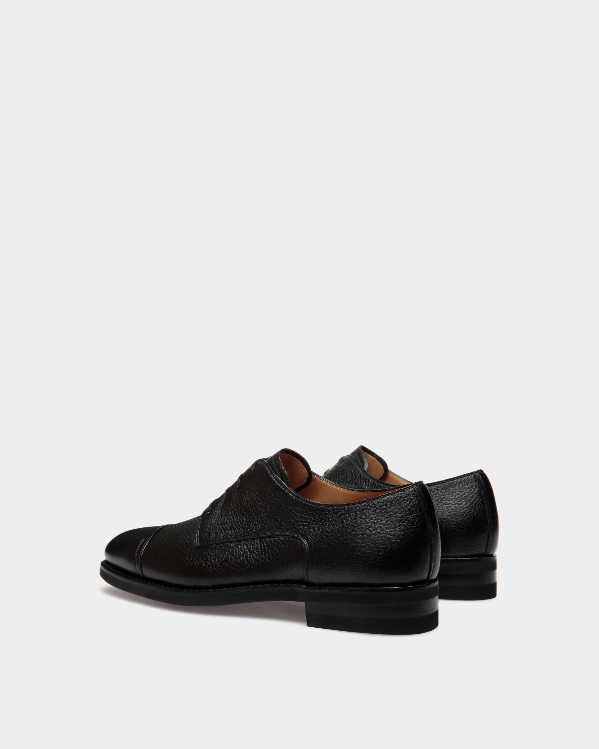 Derby Scribe Un En Cuir De Cerf Noir - Homme - Bally - 03