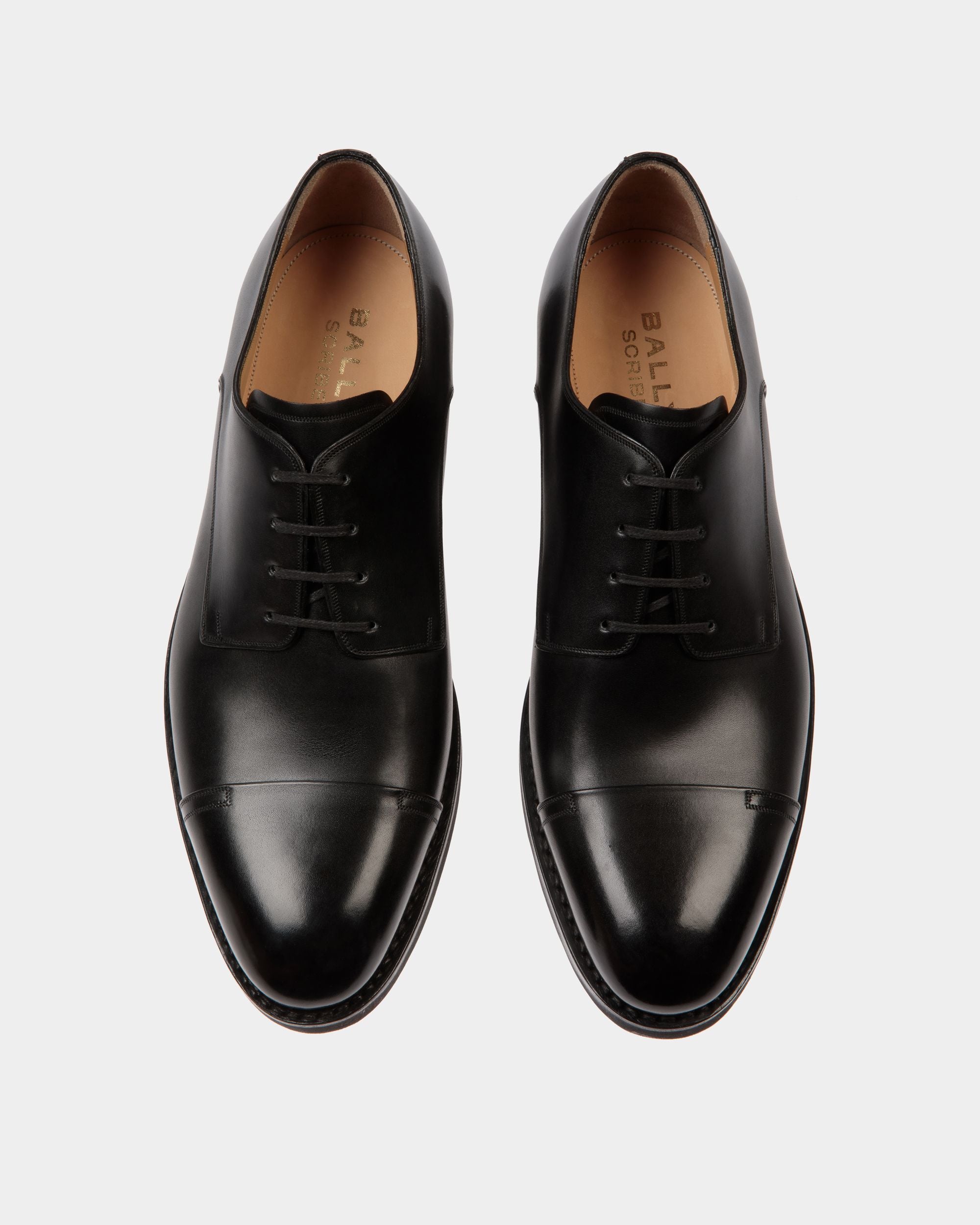 Derby Un Scribe En Cuir Noir - Homme - Bally - 05