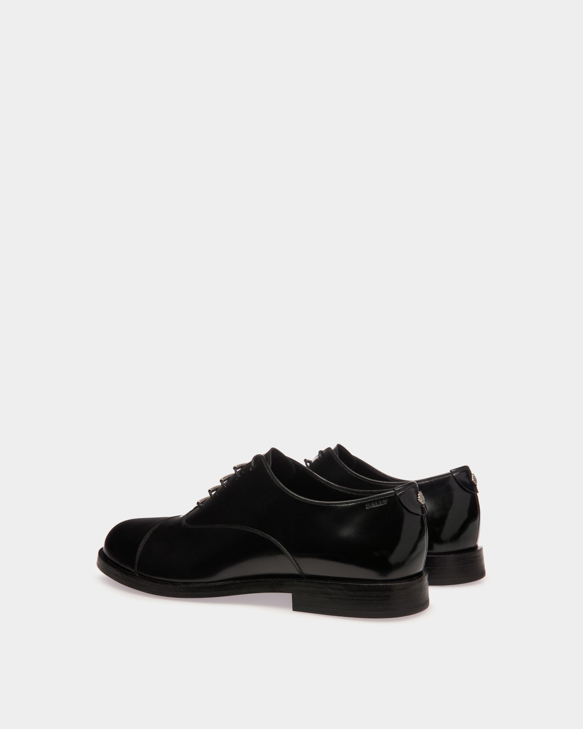 Richelieu Egli En Cuir Noir - Homme - Bally - 03