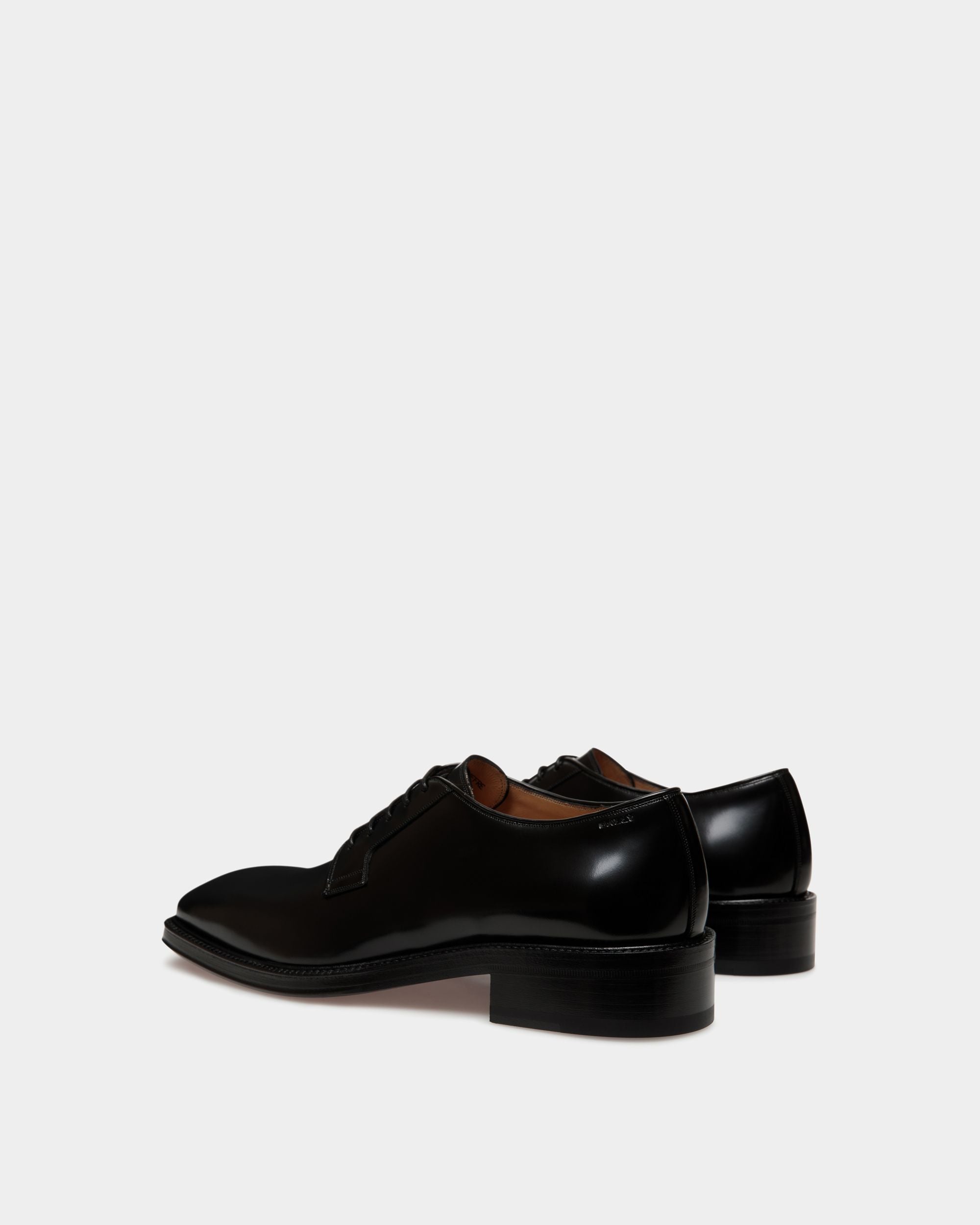 Derby Sockel En Cuir Noir - Homme - Bally - 03