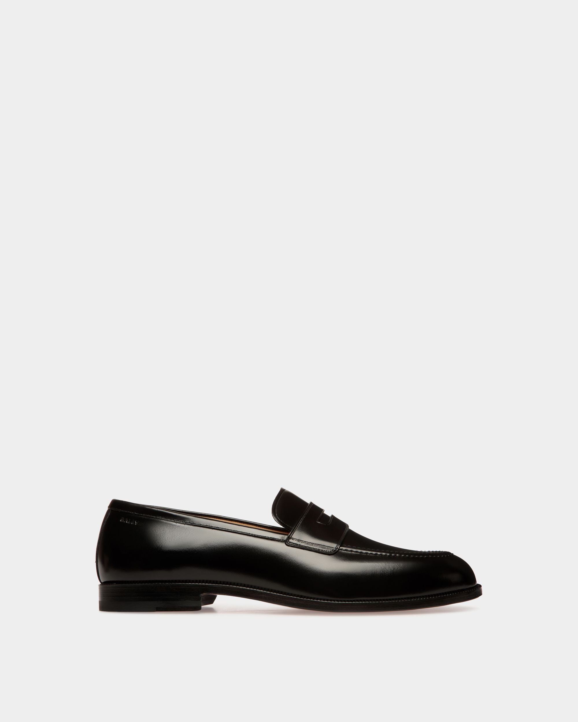 Mocassin Carl En Cuir Noir - Homme - Bally - 01