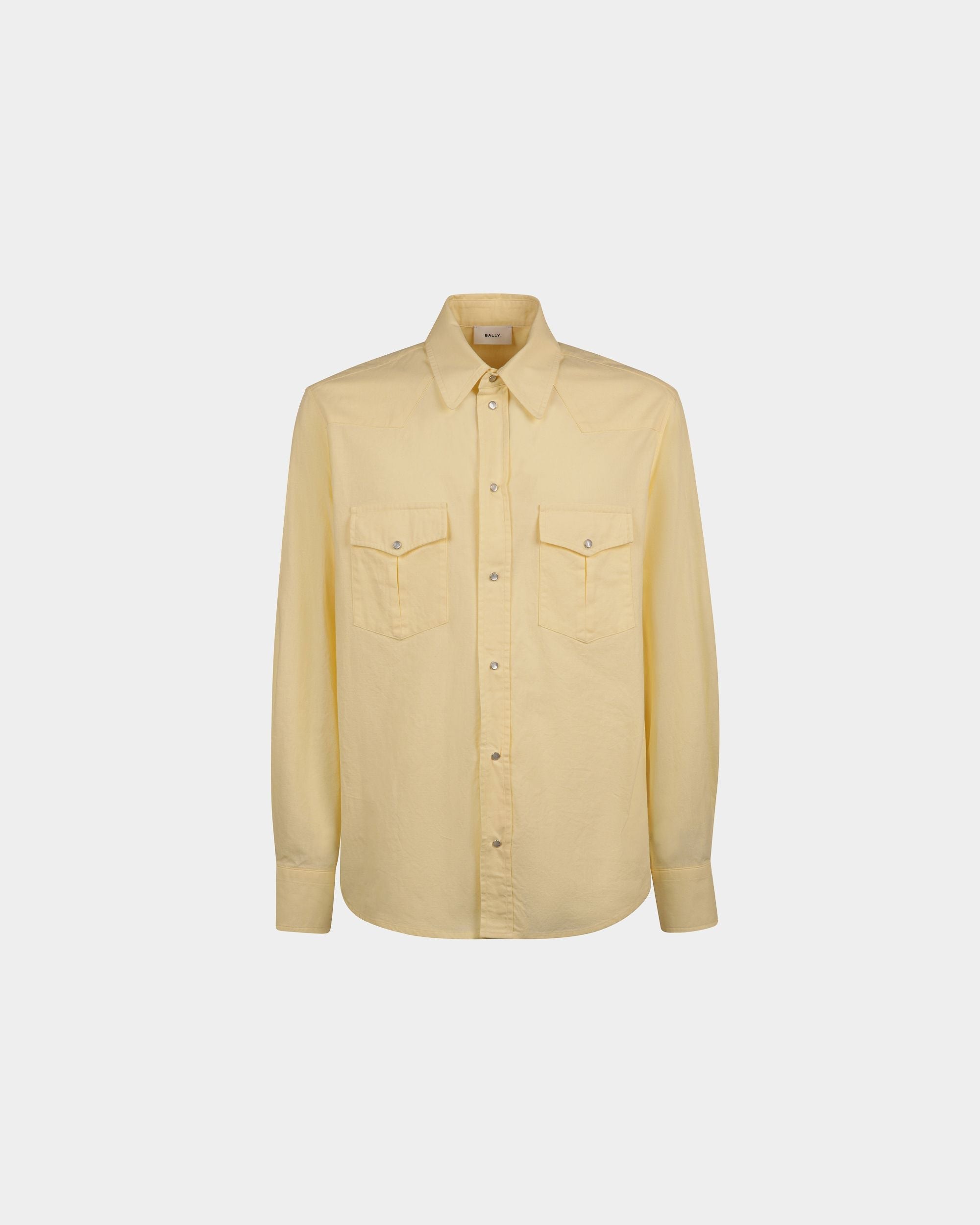 Chemise En Denim Cream - Homme - Bally - 01