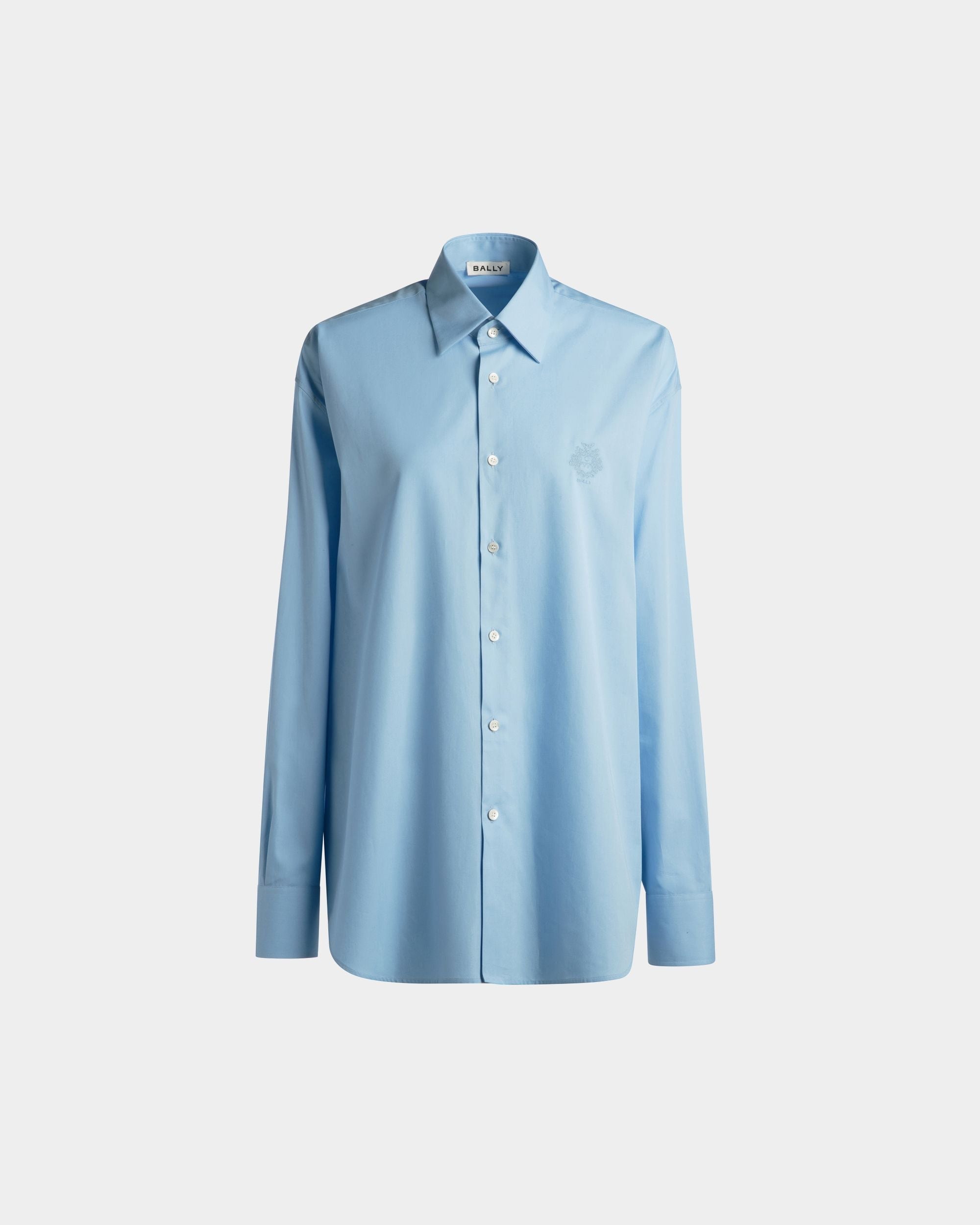 Chemise En Coton Light Blue - Homme - Bally - 01