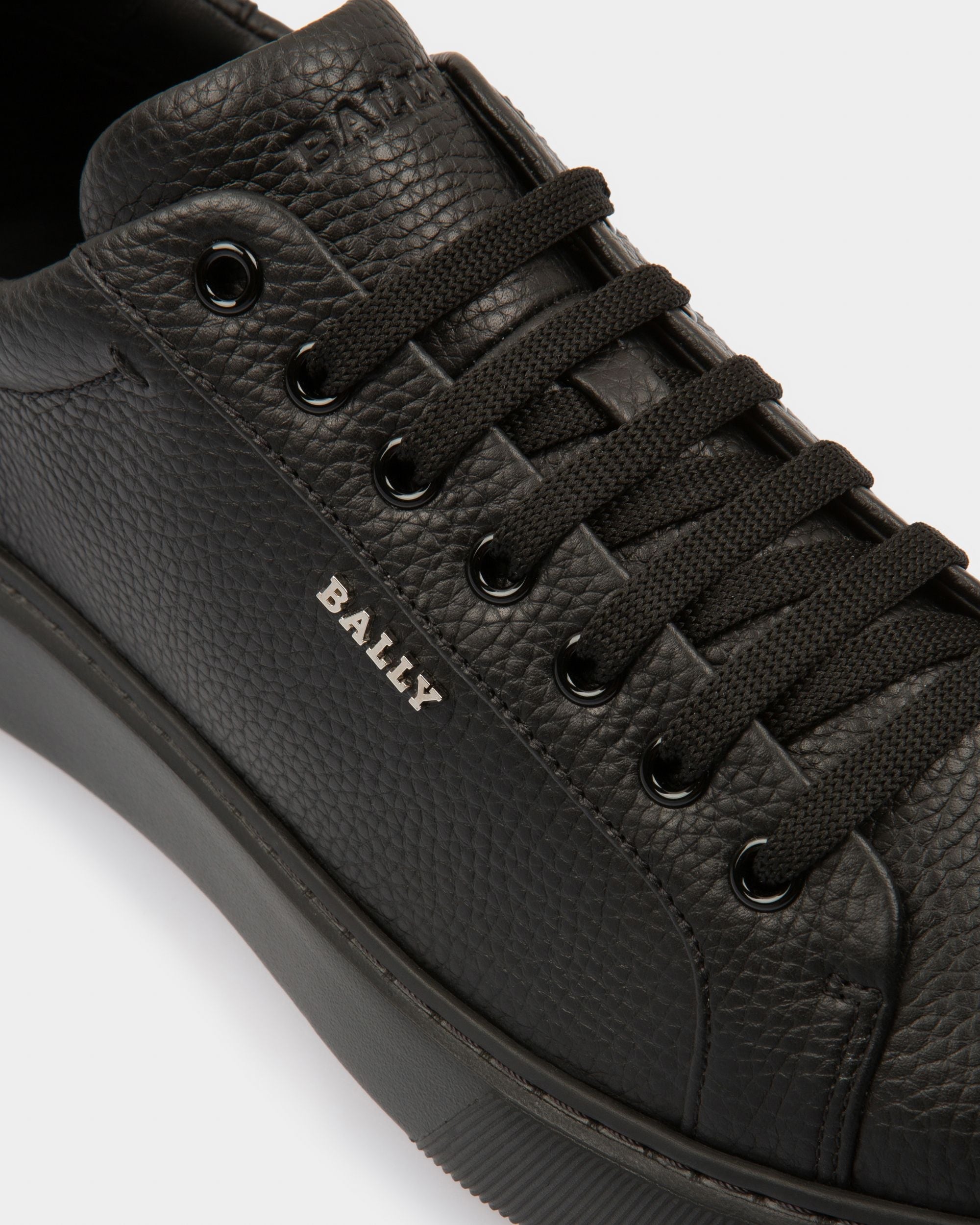 Miky Sneakers En Cuir Noir - Homme - Bally - 06