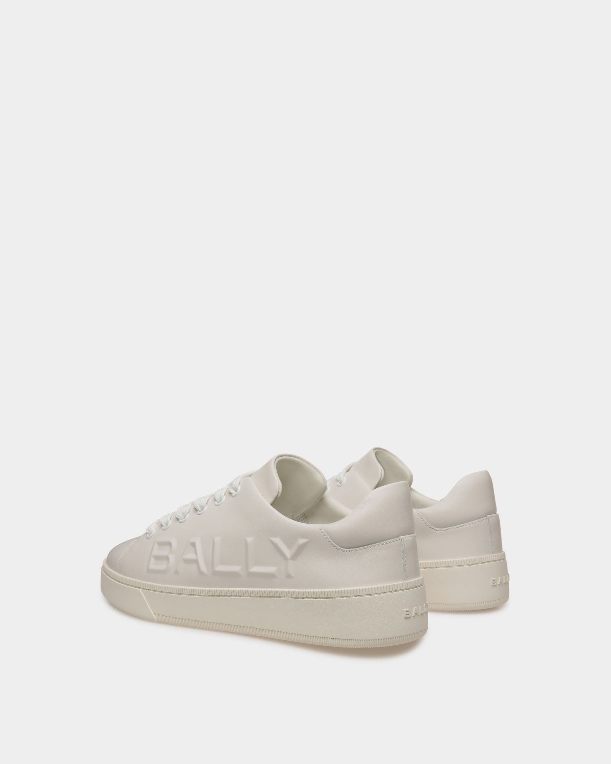 Sneaker Raise En Cuir Blanc - Homme - Bally - 03