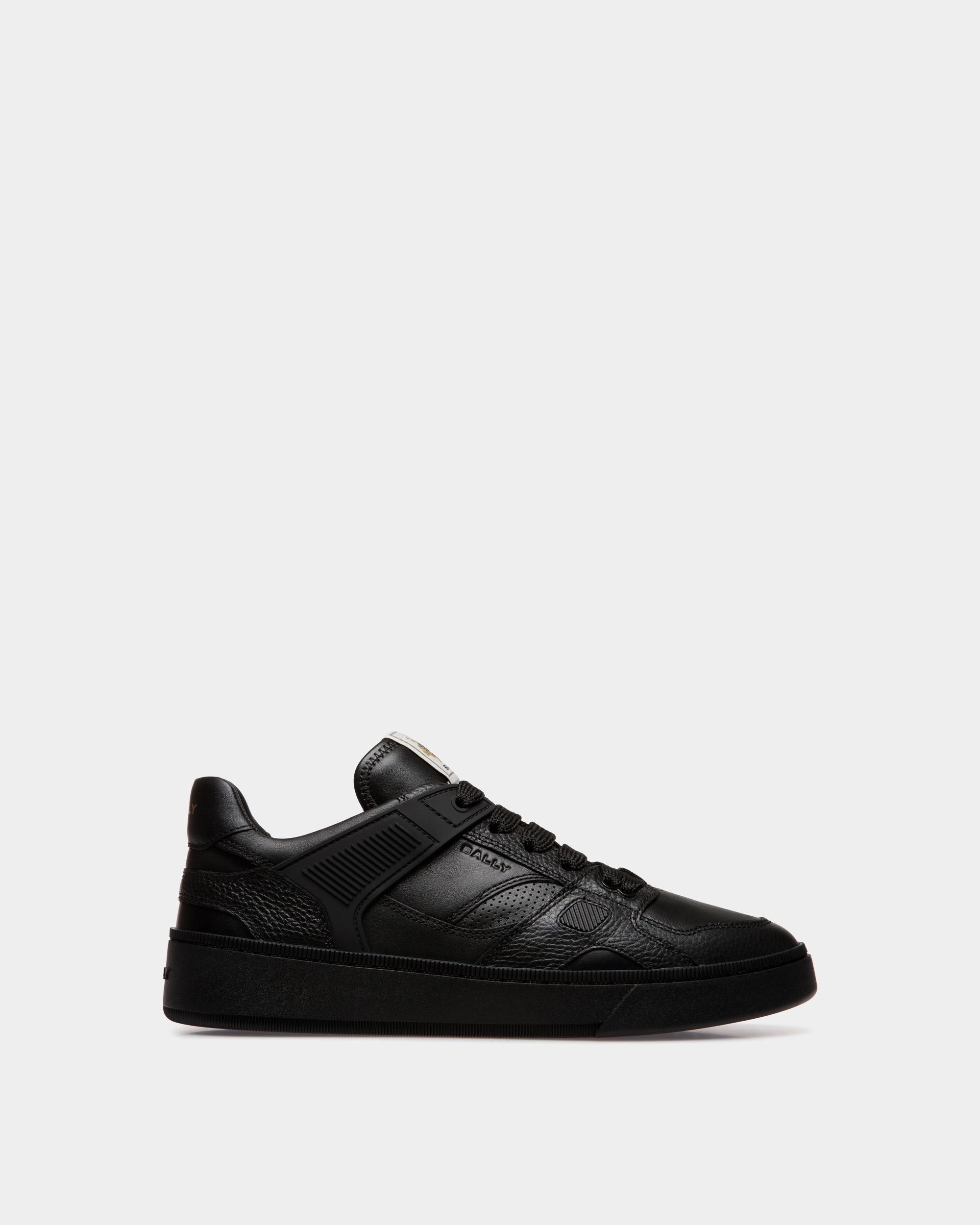 Sneaker Raise En Cuir Noir - Homme - Bally - 01