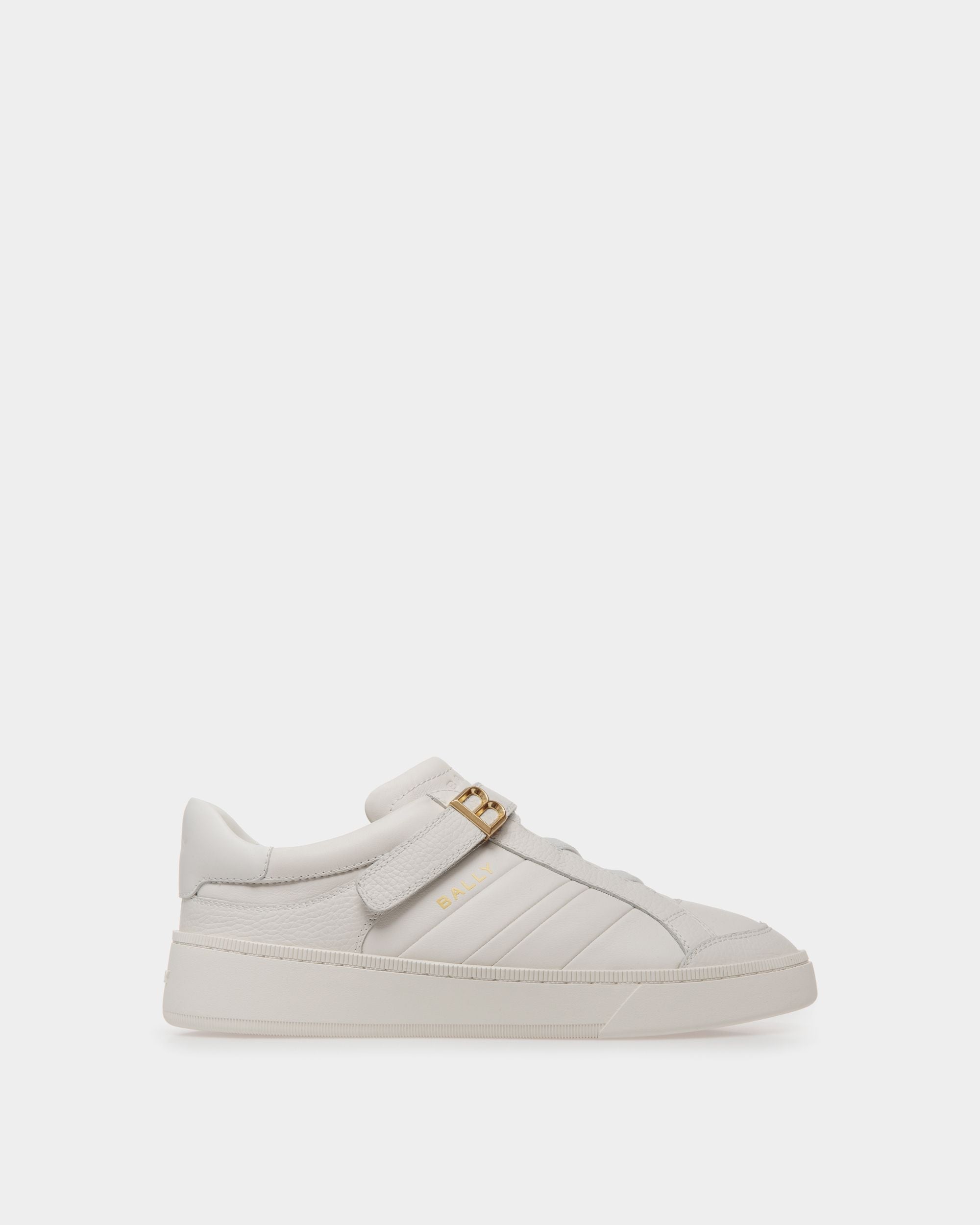 Sneaker Raise En Cuir Blanc - Homme - Bally - 01