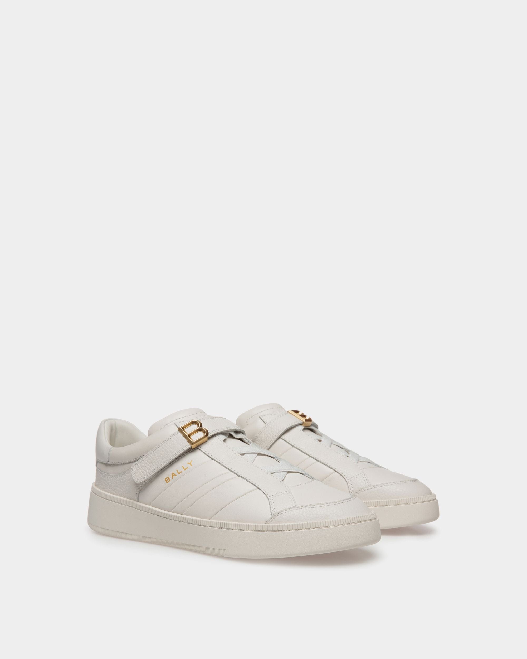 Sneaker Raise En Cuir Blanc - Homme - Bally - 02