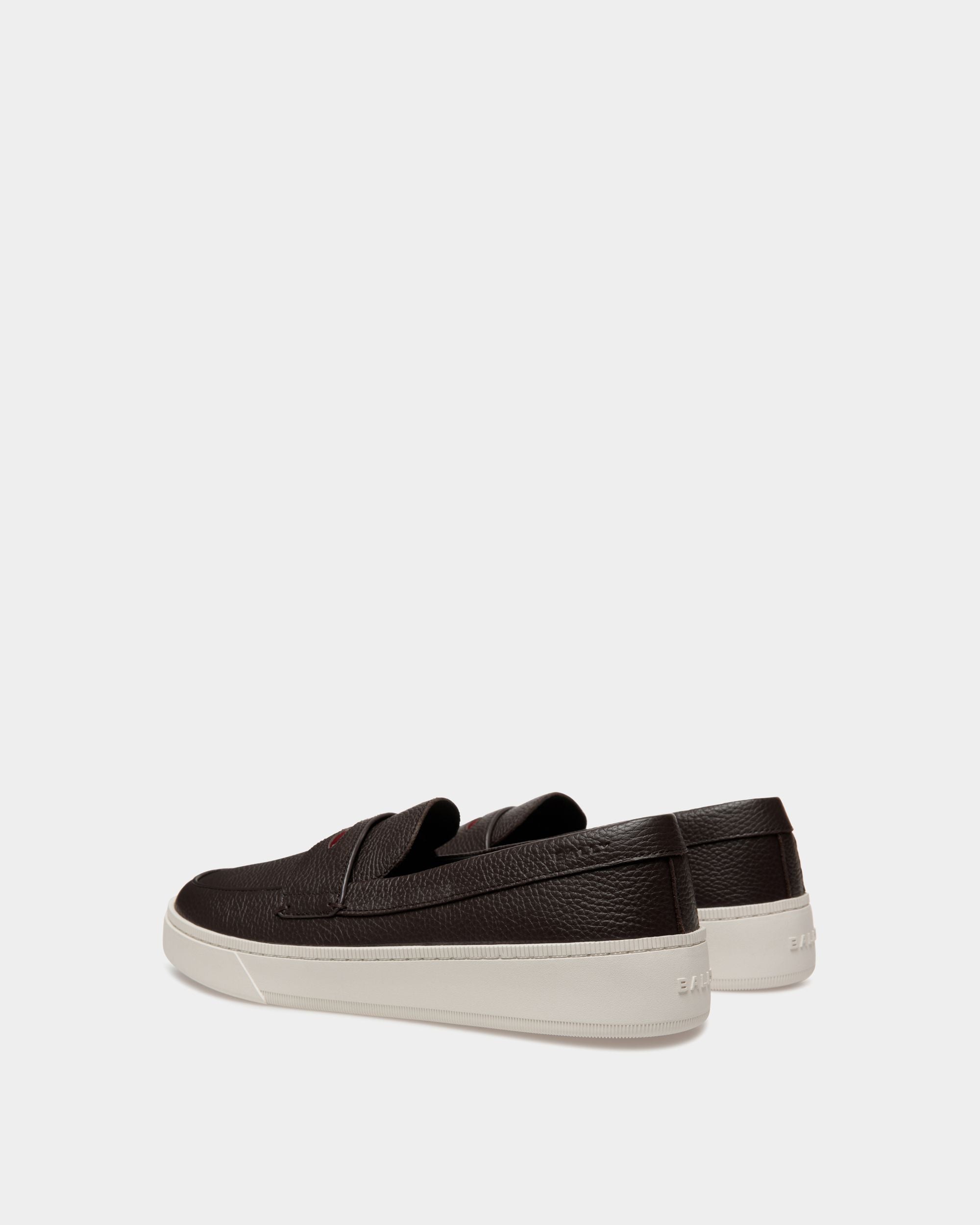 Sneaker Raise En Cuir Ebano - Homme - Bally - 03