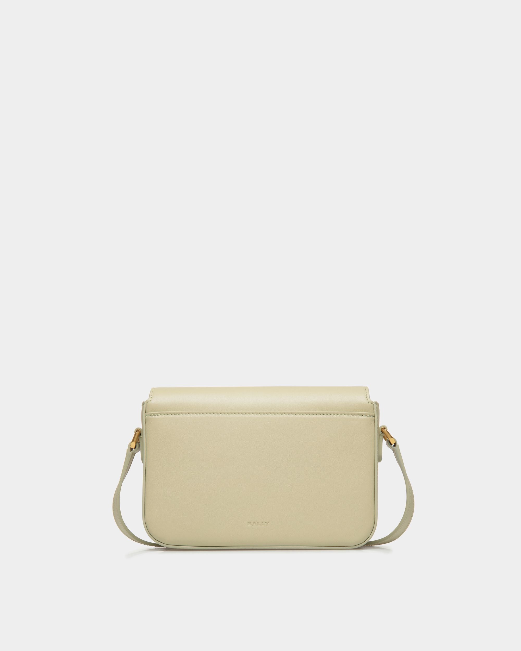 Petit Sac À Bandoulière Emblem En Cuir Light Green - Femme - Bally - 02